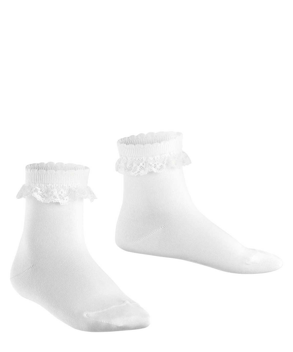 Skarpetki Falke Romantic Lace Socks Dziecięce Białe | TPKFVO-054