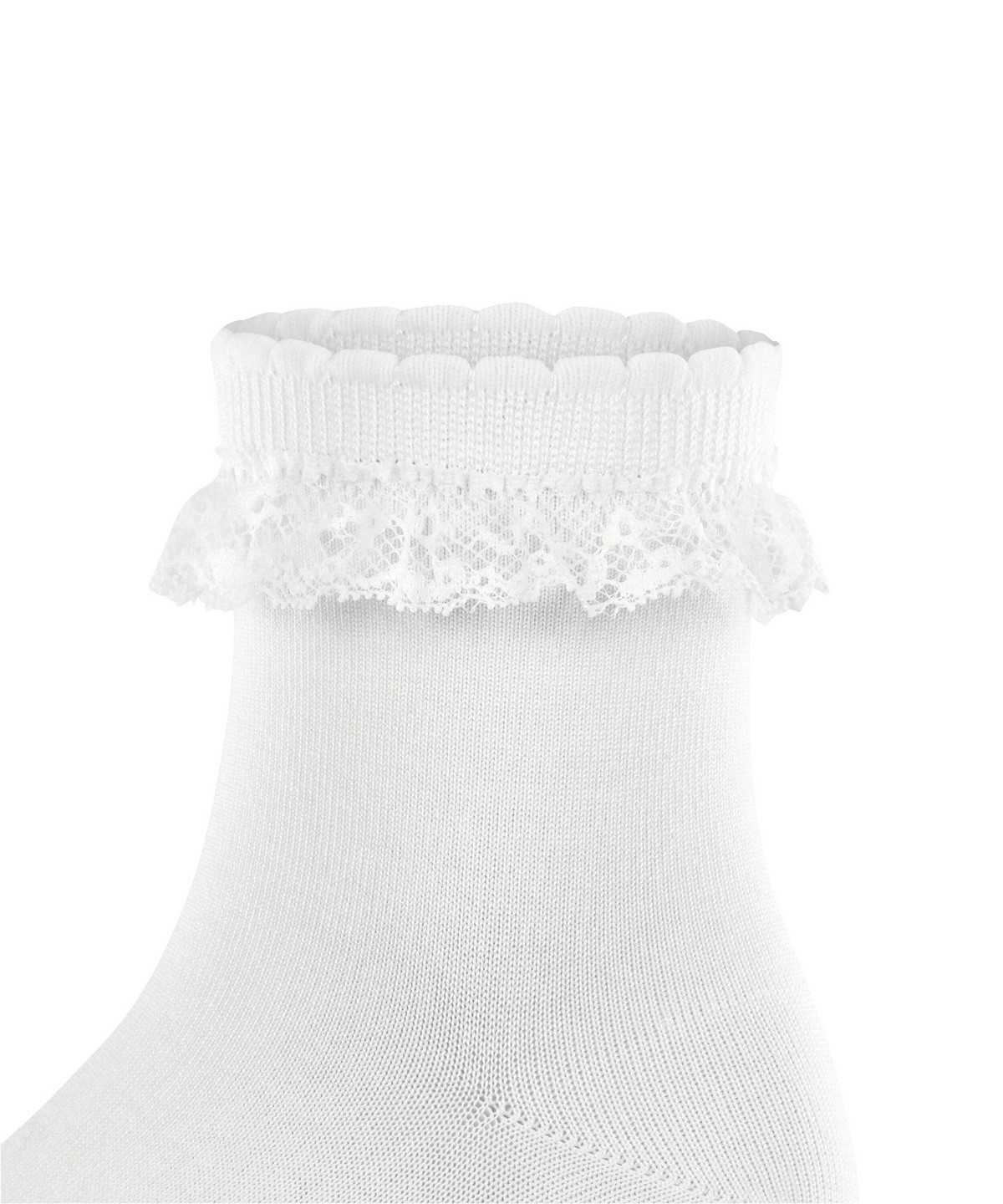 Skarpetki Falke Romantic Lace Socks Dziecięce Białe | TPKFVO-054