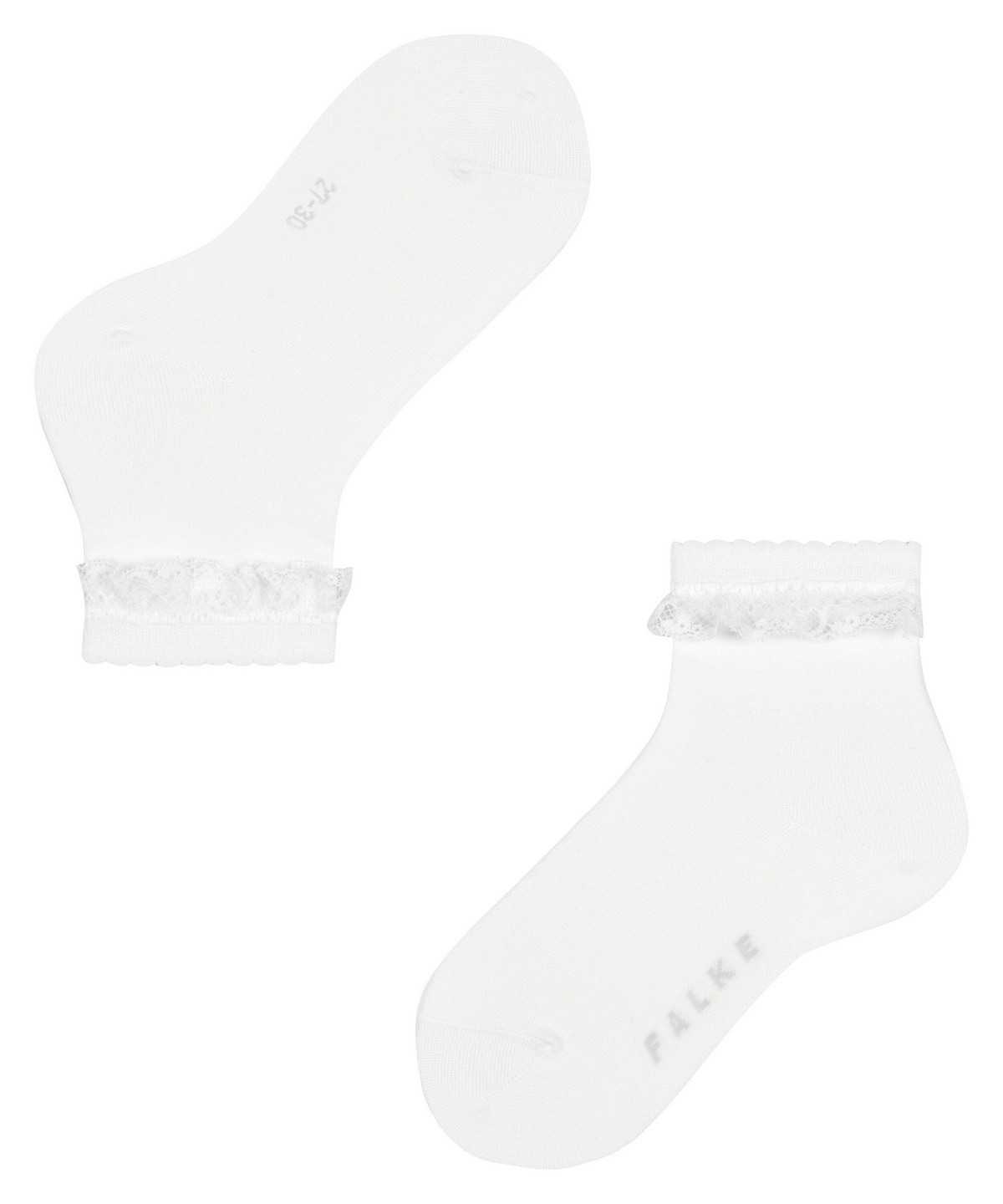 Skarpetki Falke Romantic Lace Socks Dziecięce Białe | TPKFVO-054