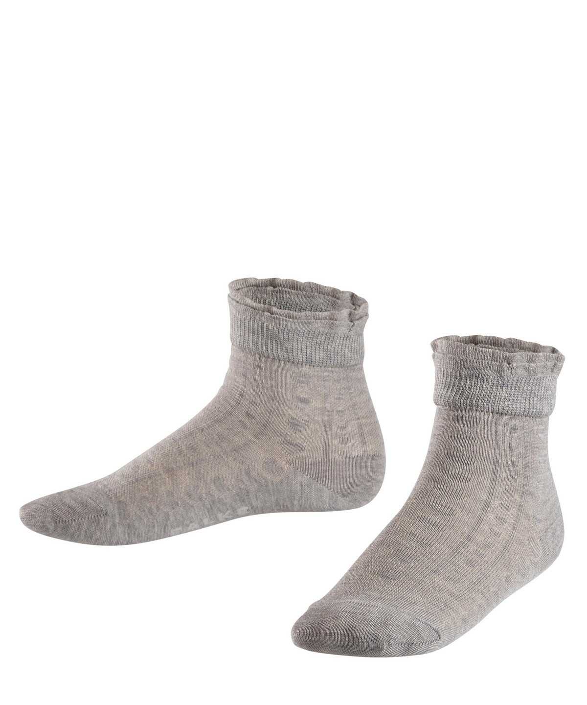 Skarpetki Falke Romantic Net Socks Dziecięce Szare | YEOJLA-790