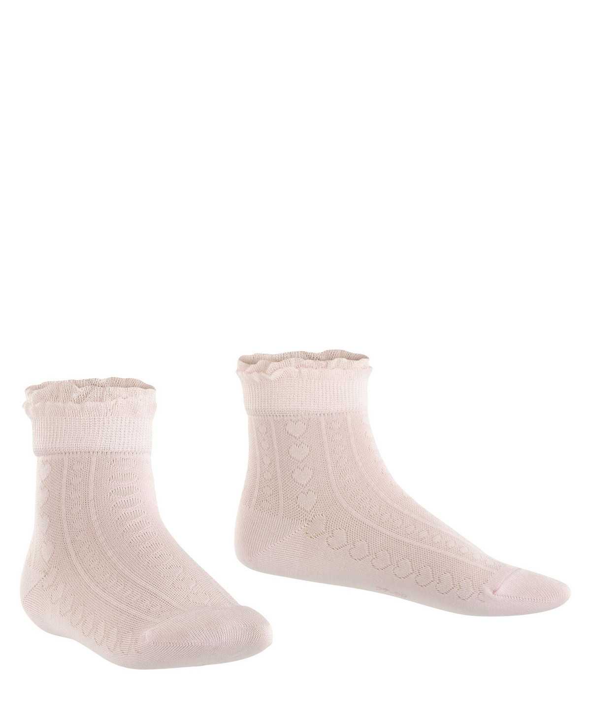 Skarpetki Falke Romantic Net Socks Dziecięce Różowe | ZSNJMG-042