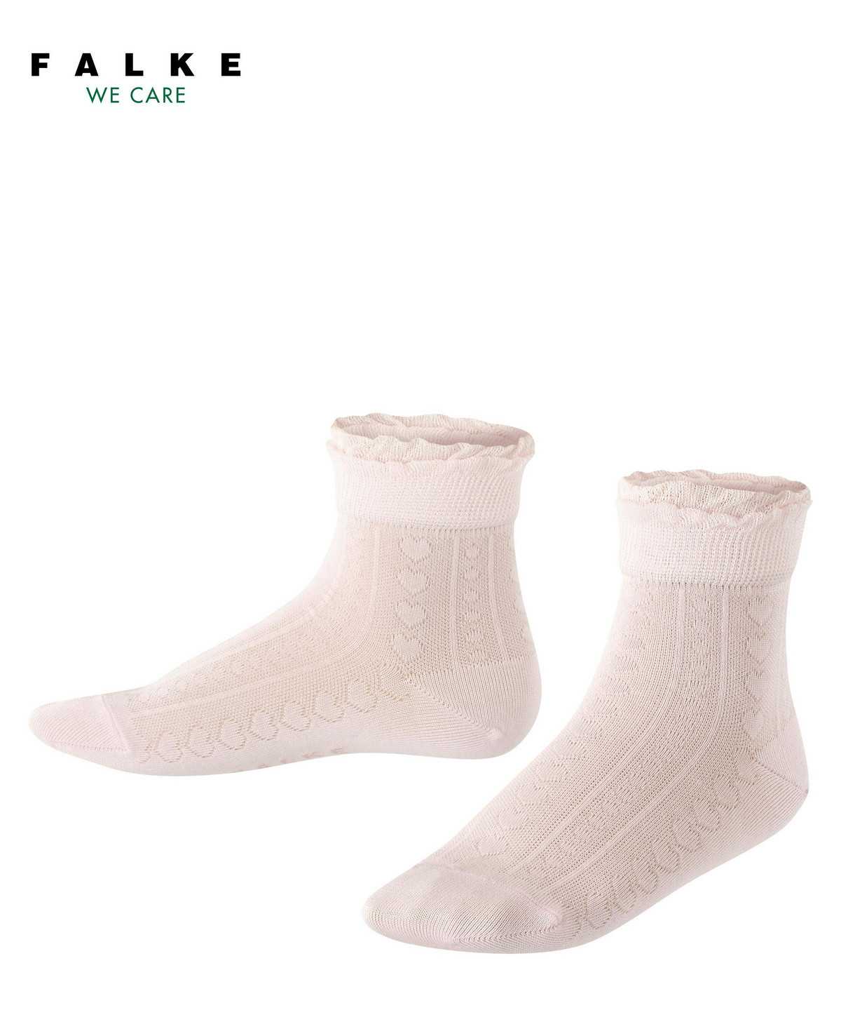 Skarpetki Falke Romantic Net Socks Dziecięce Różowe | ZSNJMG-042