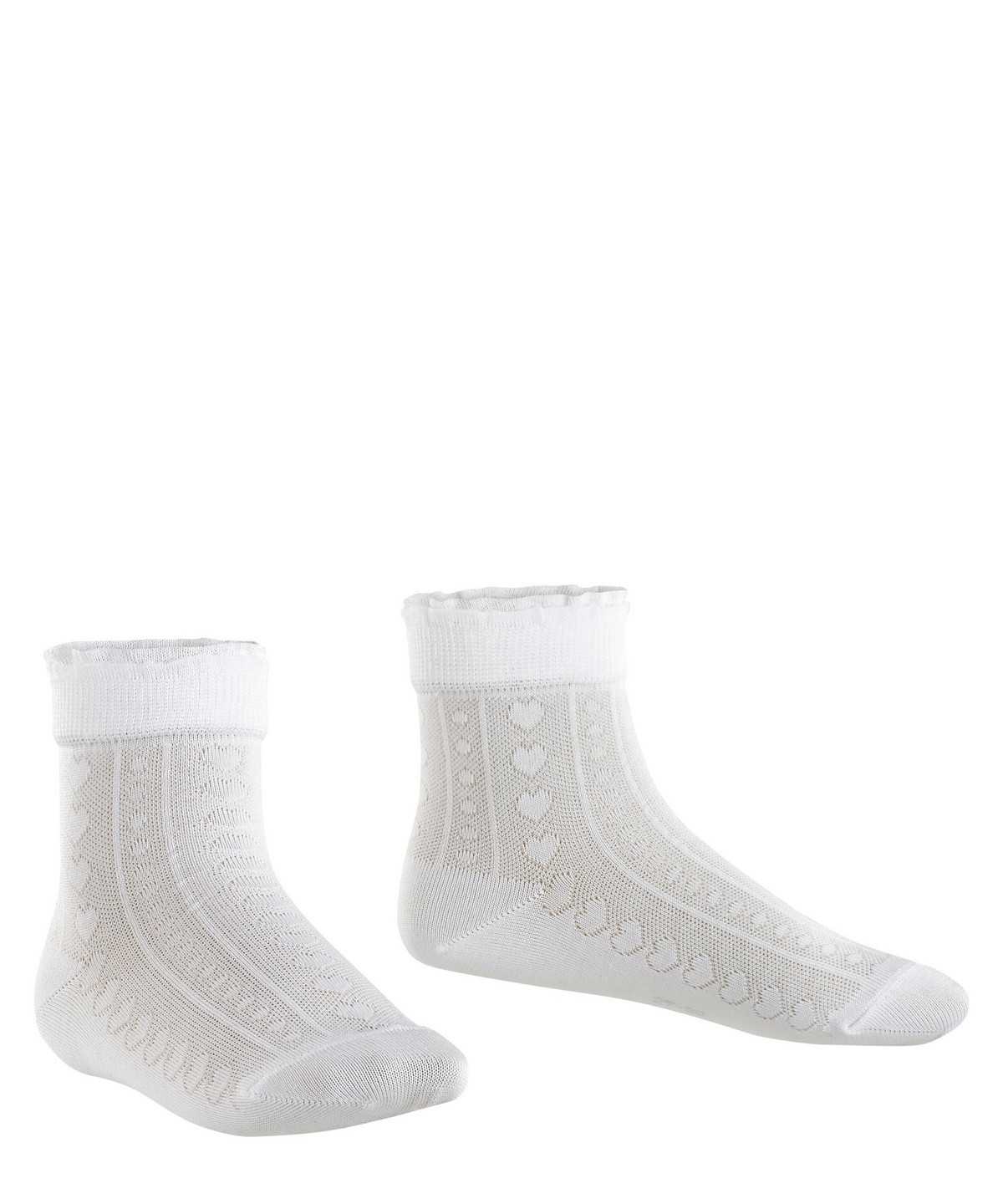 Skarpetki Falke Romantic Net Socks Dziecięce Białe | TPVGSX-256