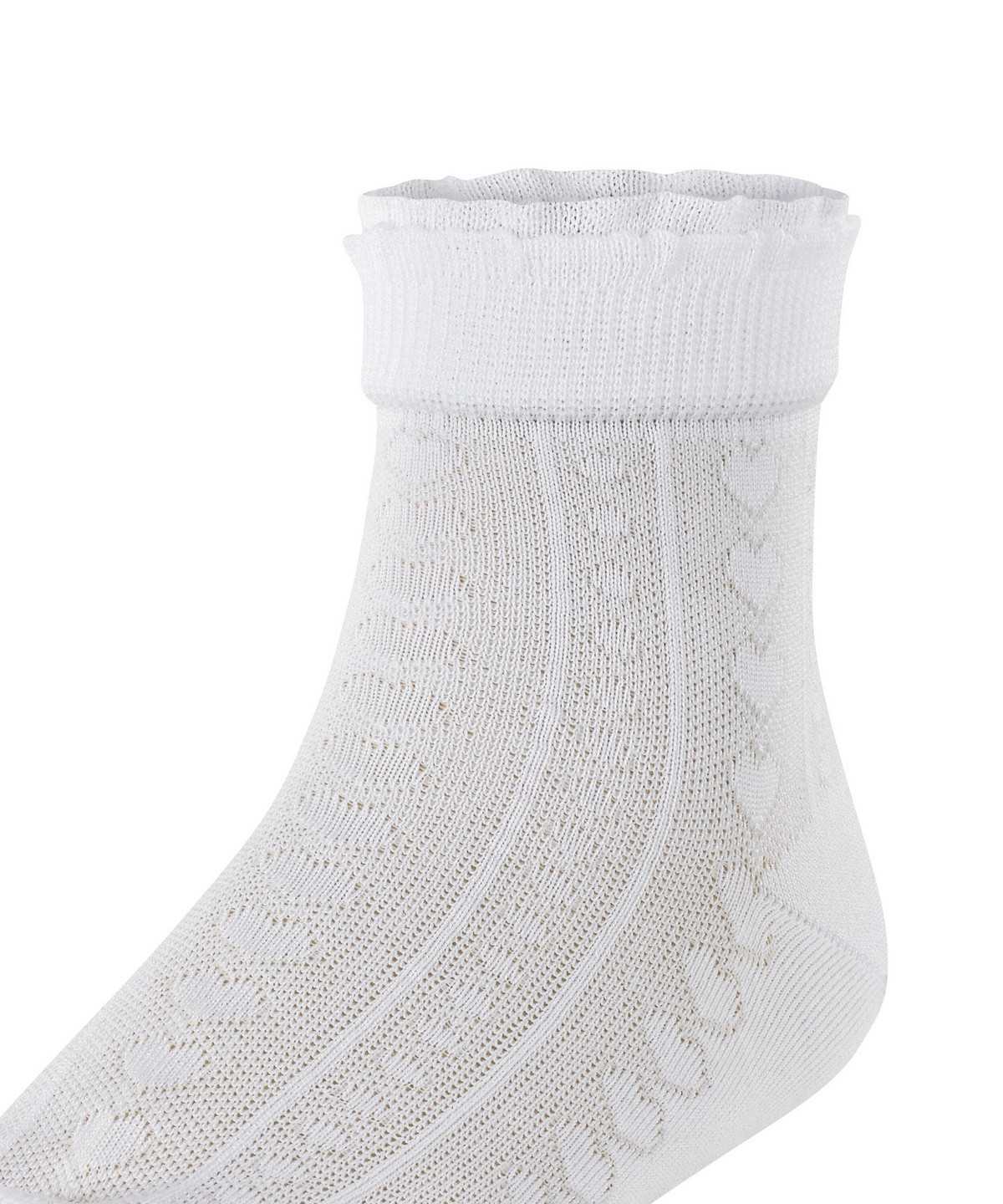 Skarpetki Falke Romantic Net Socks Dziecięce Białe | TPVGSX-256