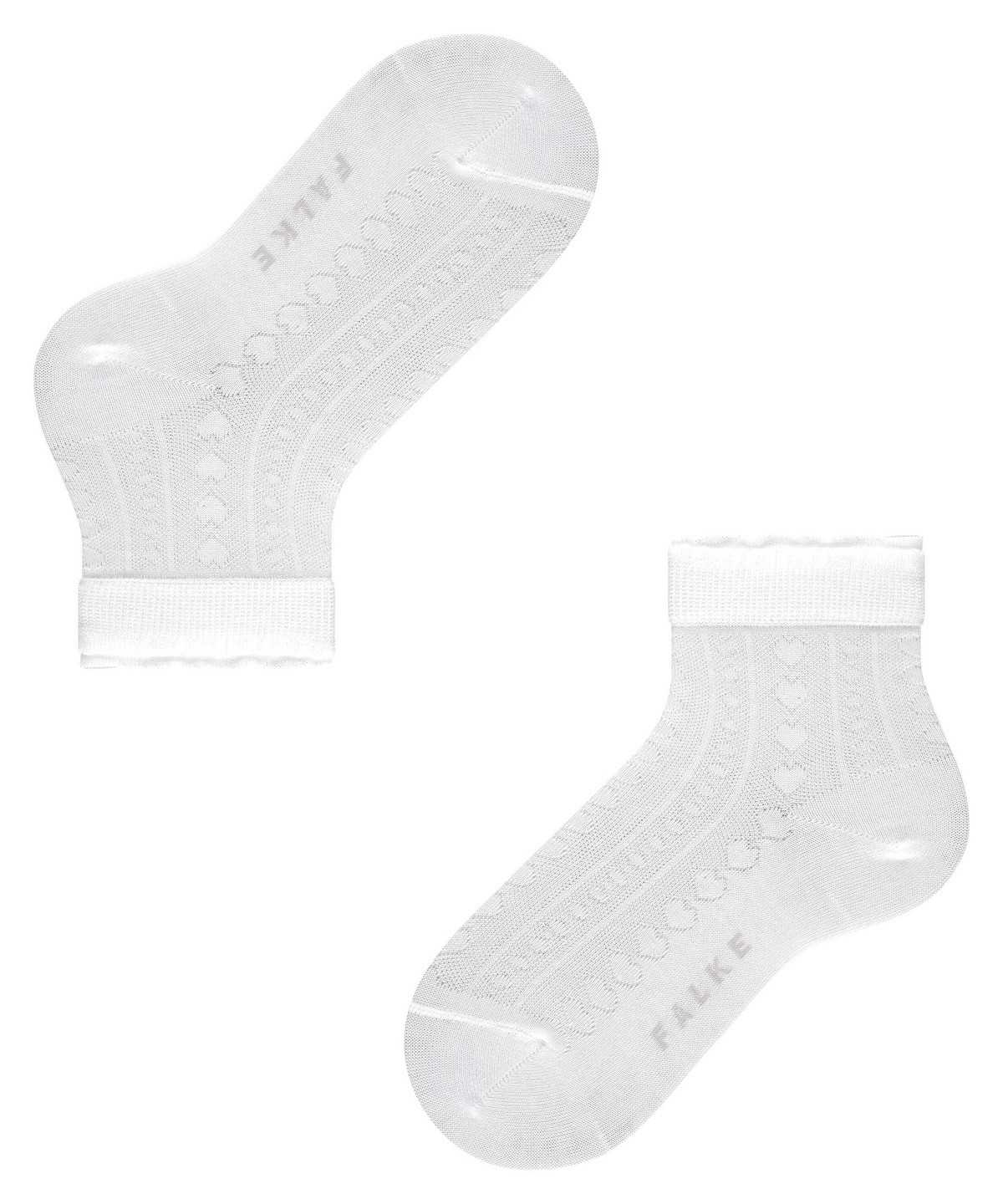 Skarpetki Falke Romantic Net Socks Dziecięce Białe | TPVGSX-256