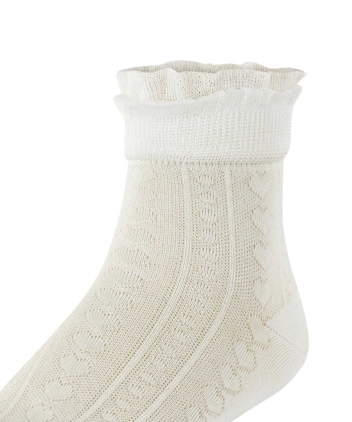 Skarpetki Falke Romantic Net Socks Dziecięce Białe | DLUGFW-914