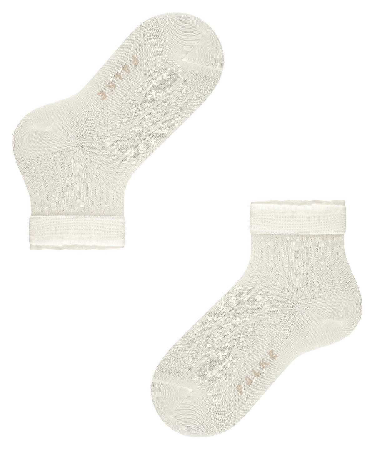 Skarpetki Falke Romantic Net Socks Dziecięce Białe | DLUGFW-914