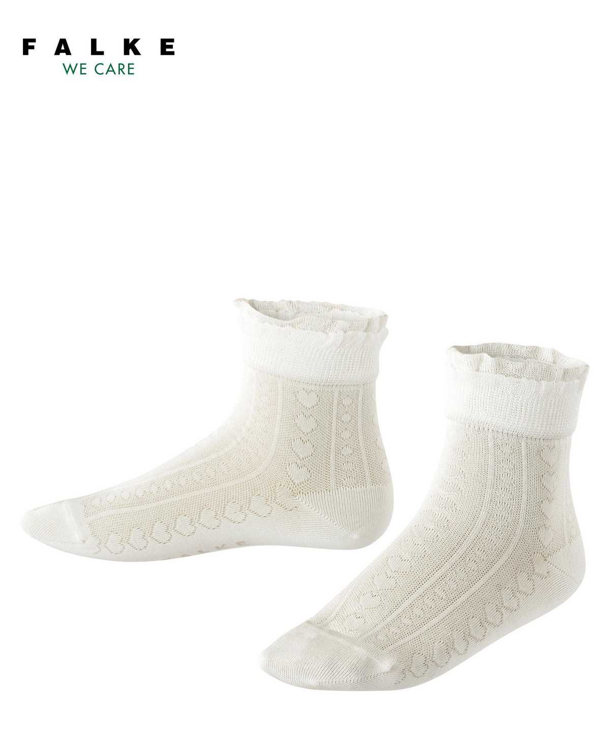 Skarpetki Falke Romantic Net Socks Dziecięce Białe | DLUGFW-914