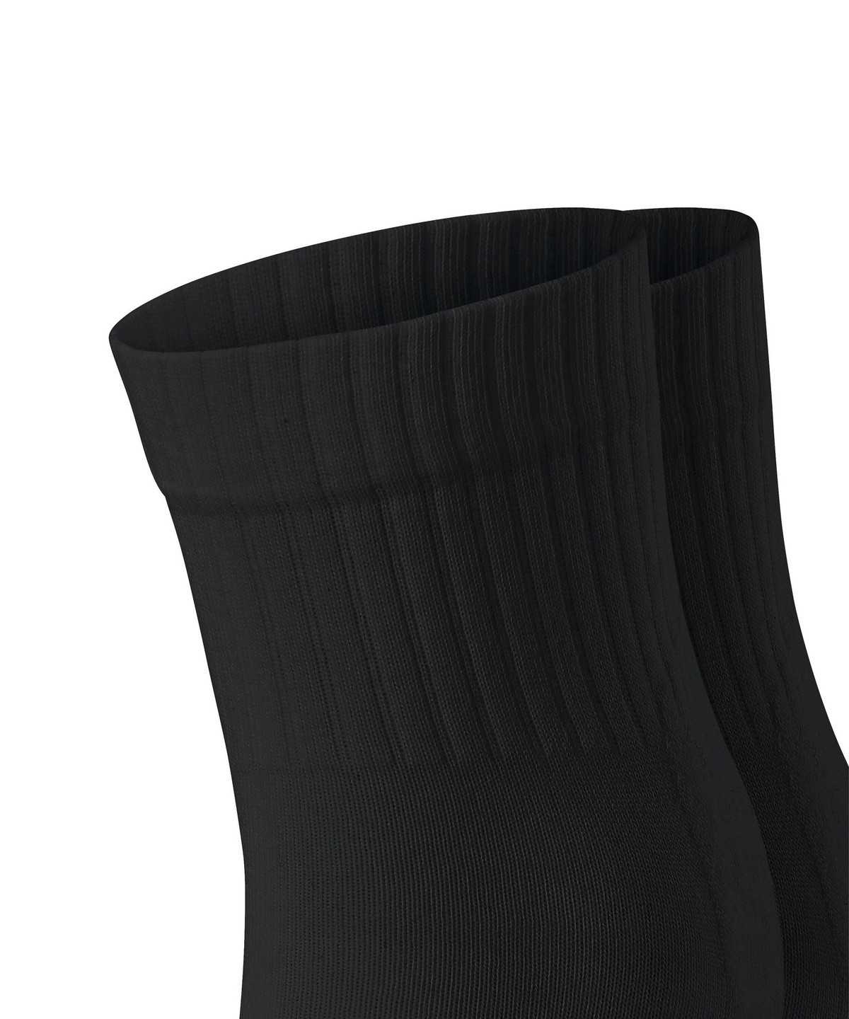 Skarpetki Falke Run Rib 2-Pack Short sock Damskie Czarne | XWGILC-379