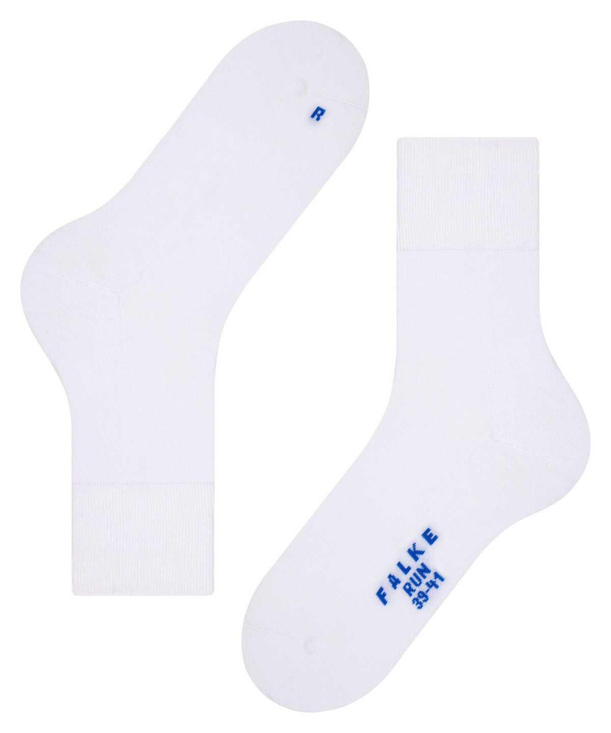 Skarpetki Falke Run Socks Damskie Białe | OXSQFK-325