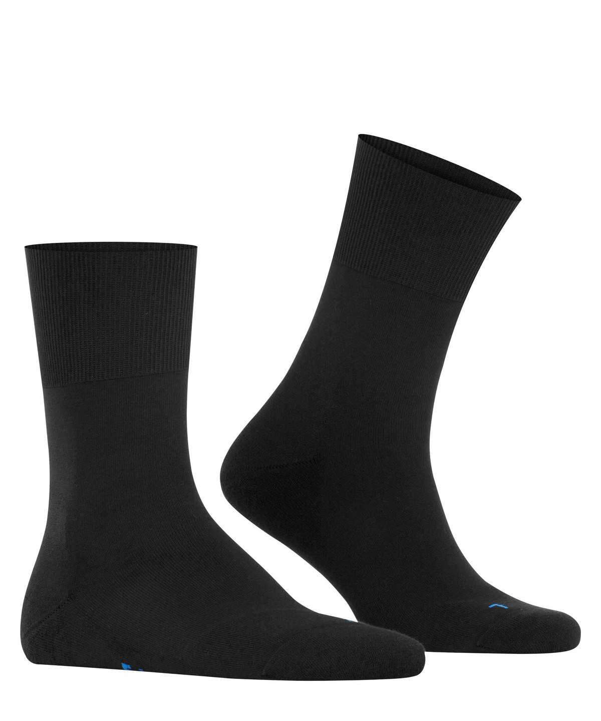 Skarpetki Falke Run Socks Męskie Czarne | AOTJEQ-895