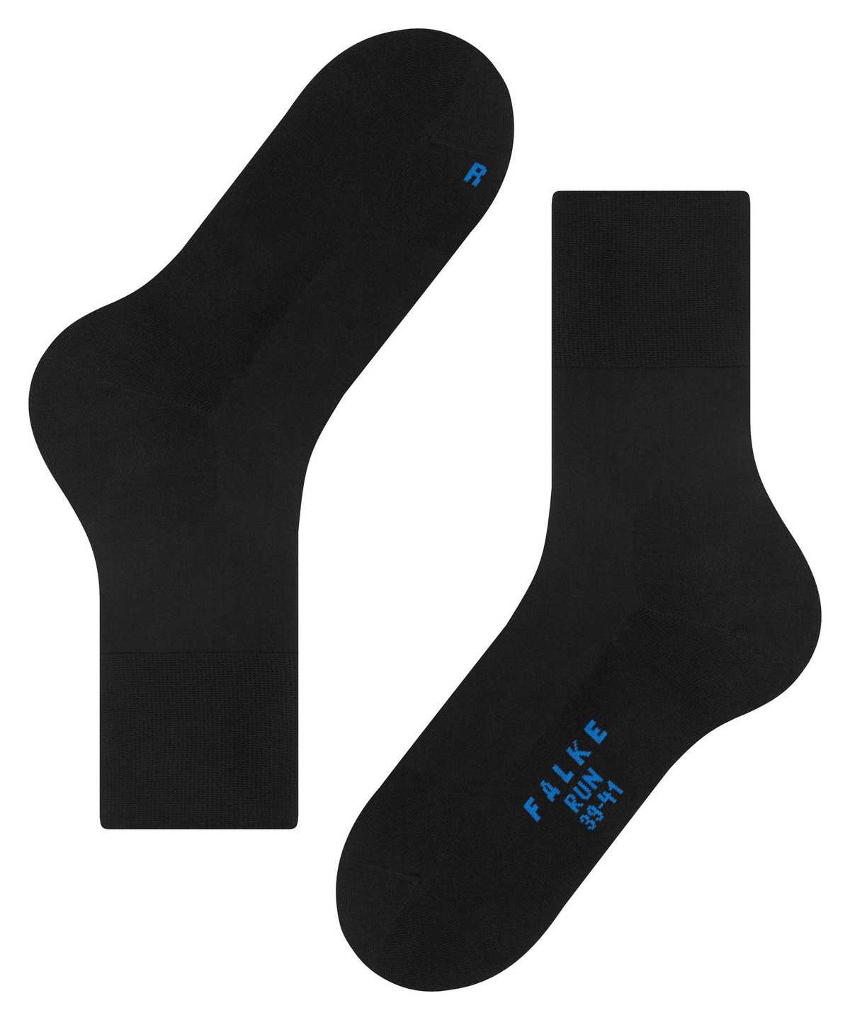 Skarpetki Falke Run Socks Męskie Czarne | AOTJEQ-895