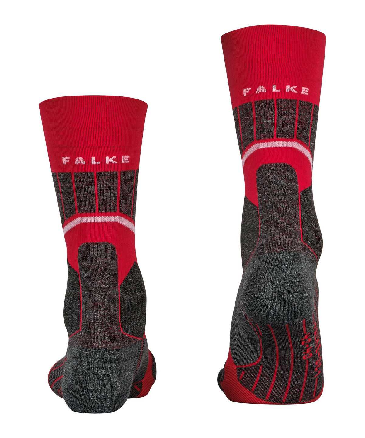 Skarpetki Falke SC1 Skiing Socks Męskie Czerwone | MOSLGQ-531