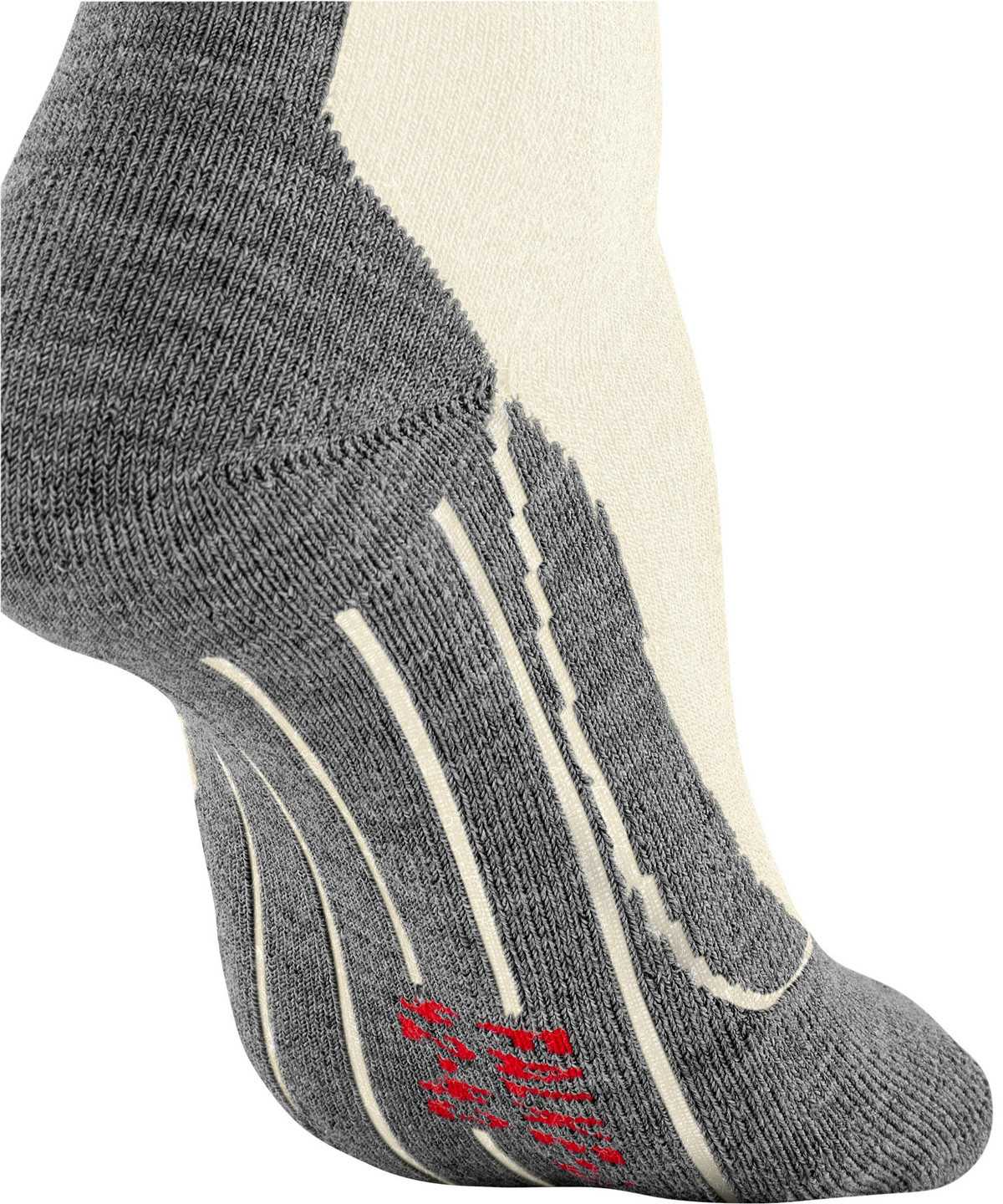 Skarpetki Falke SK2 Intermediate Skiing Knee-high Socks Męskie Białe | KWYUEH-726