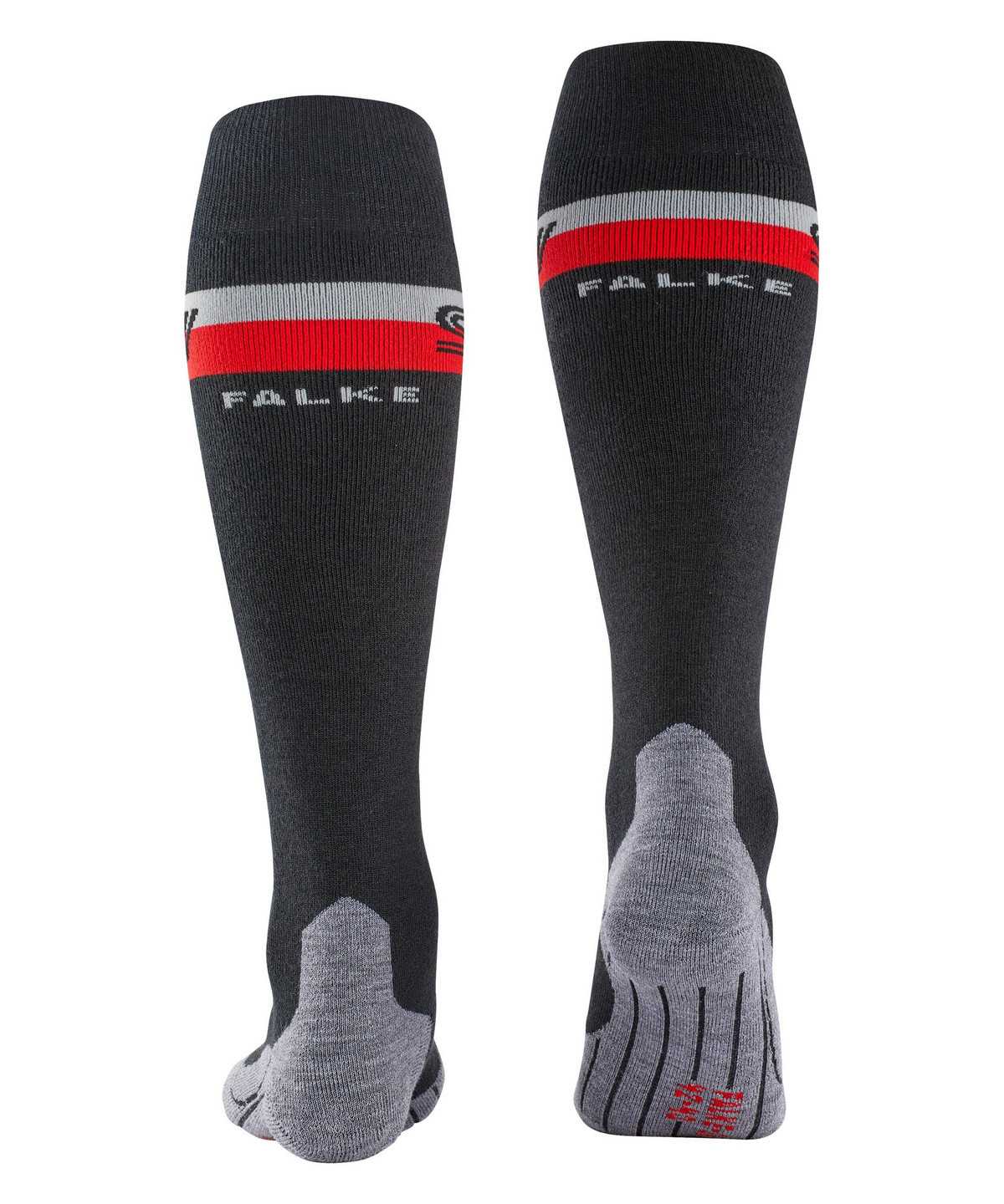 Skarpetki Falke SK2 Intermediate Skiing Knee-high Socks Męskie Czarne | GUVERC-698