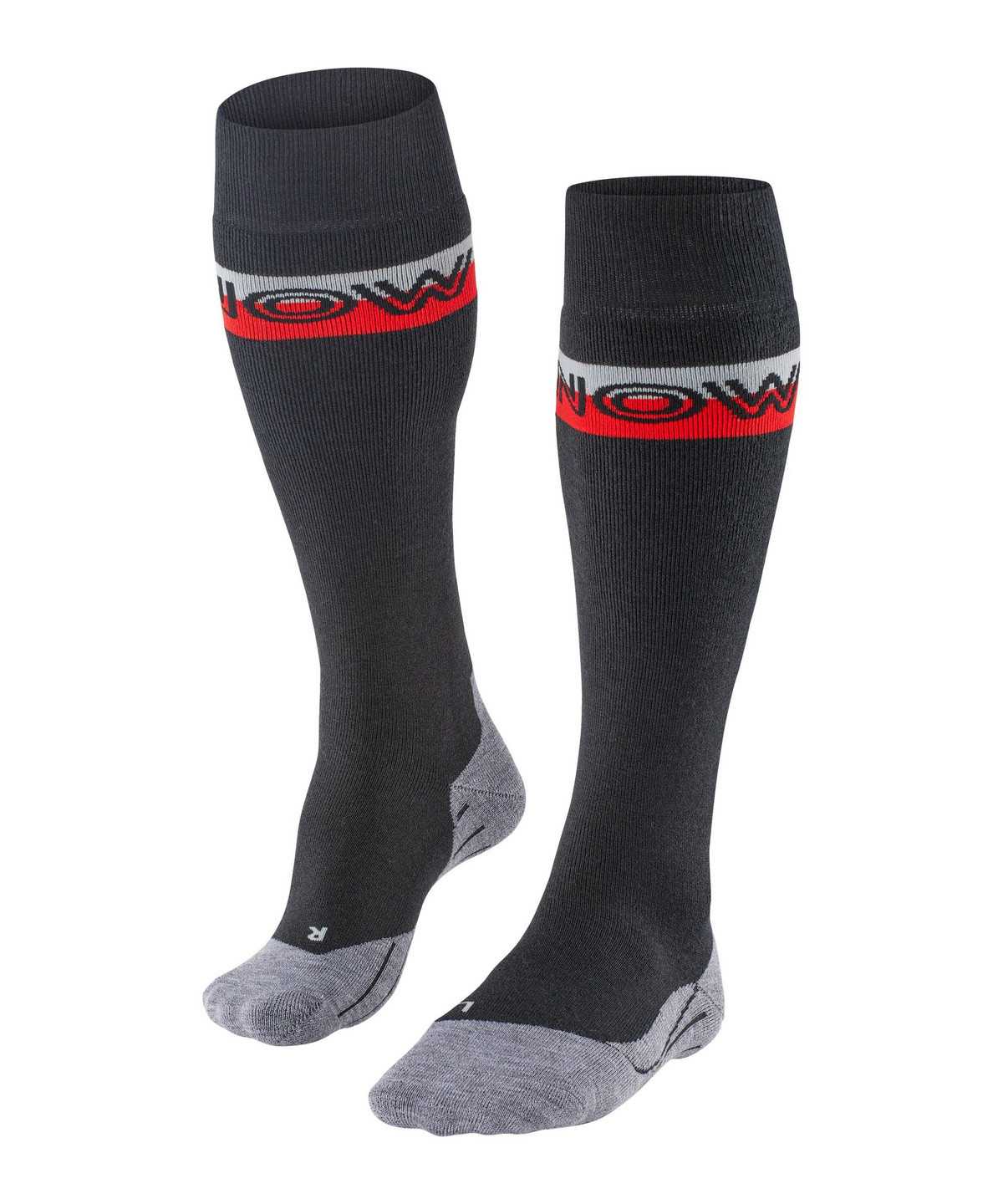 Skarpetki Falke SK2 Intermediate Skiing Knee-high Socks Męskie Czarne | GUVERC-698