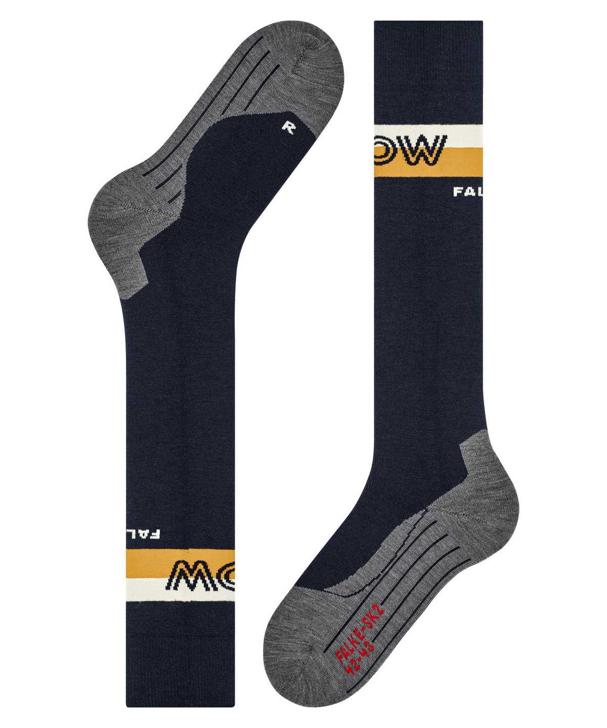 Skarpetki Falke SK2 Intermediate Skiing Knee-high Socks Męskie Niebieskie | TYUXOM-183