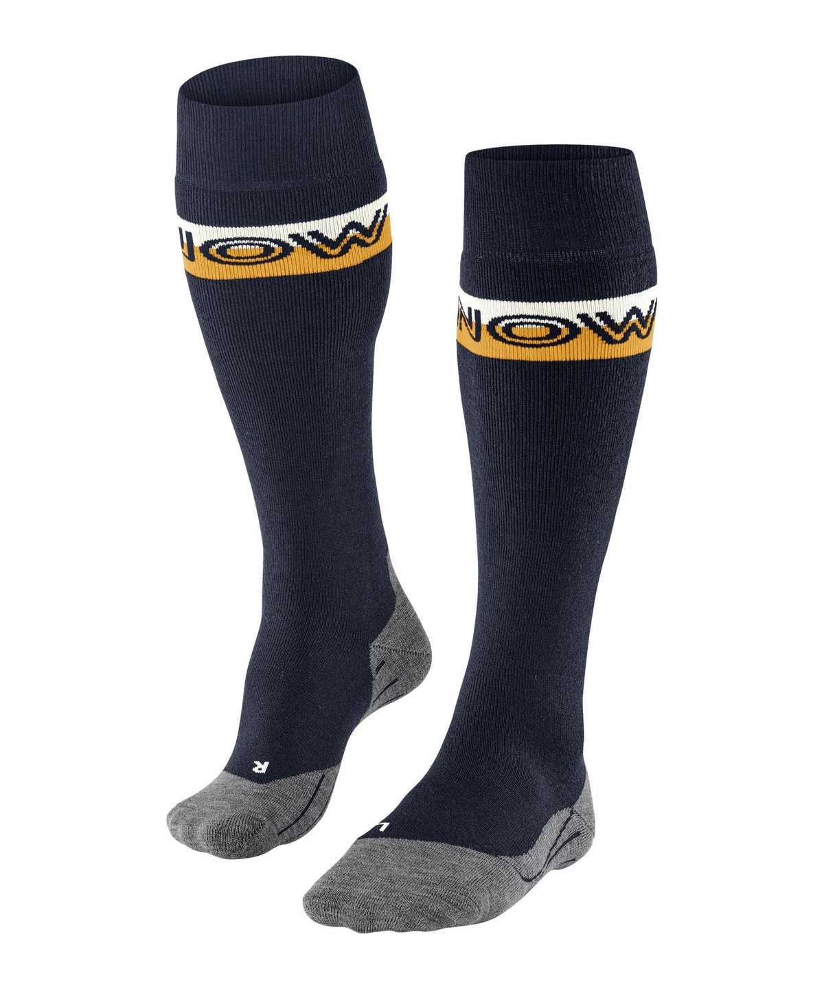 Skarpetki Falke SK2 Intermediate Skiing Knee-high Socks Męskie Niebieskie | TYUXOM-183