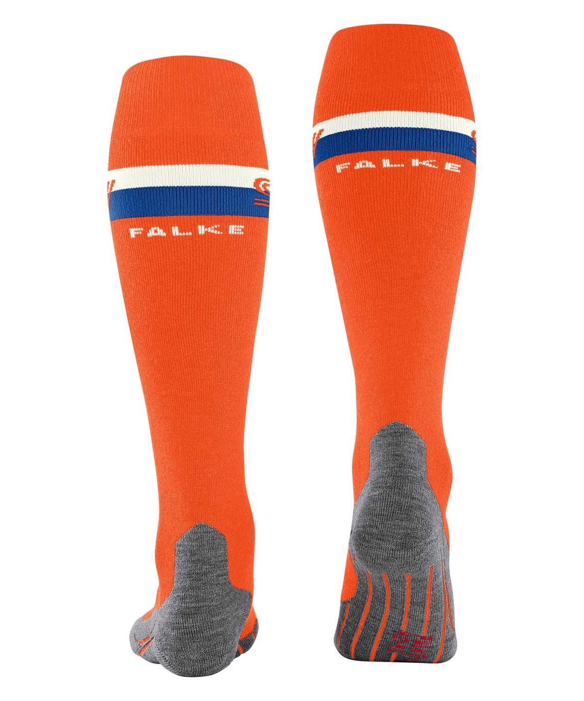 Skarpetki Falke SK2 Intermediate Skiing Knee-high Socks Męskie Pomarańczowe | KBPRCT-401