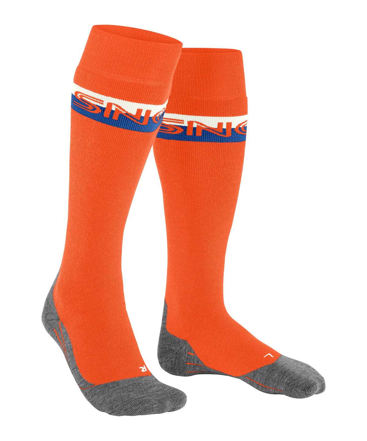 Skarpetki Falke SK2 Intermediate Skiing Knee-high Socks Męskie Pomarańczowe | KBPRCT-401