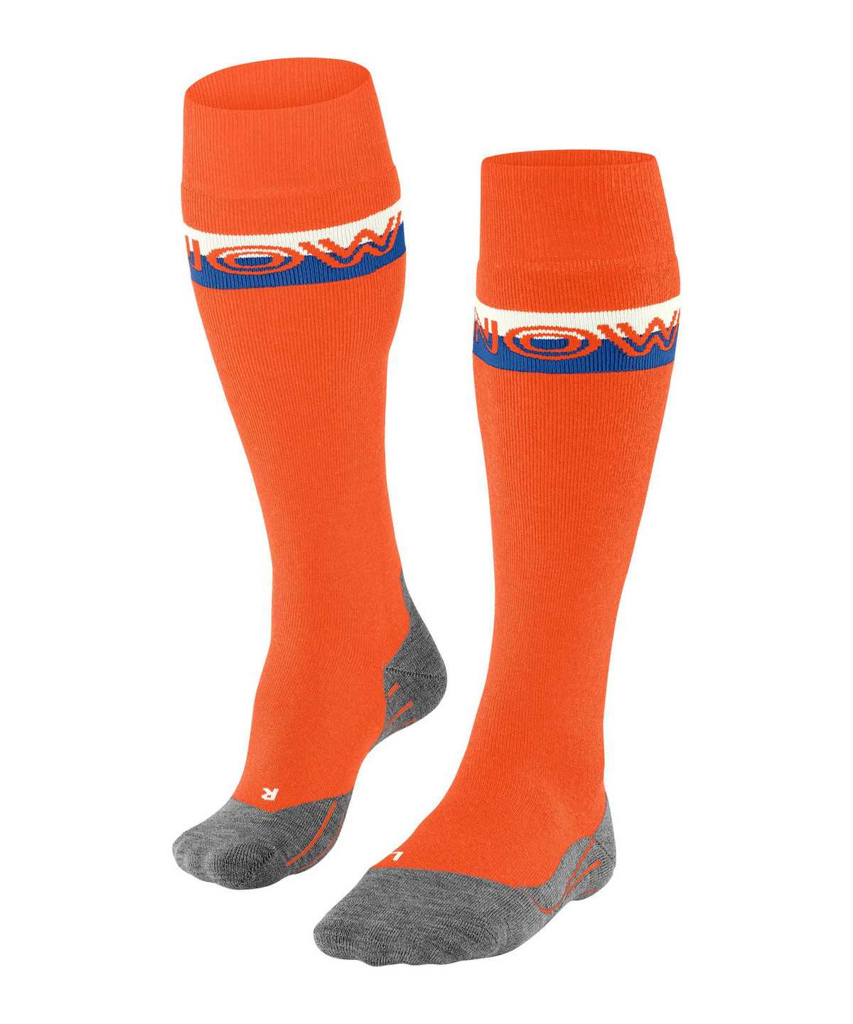 Skarpetki Falke SK2 Intermediate Skiing Knee-high Socks Męskie Pomarańczowe | KBPRCT-401