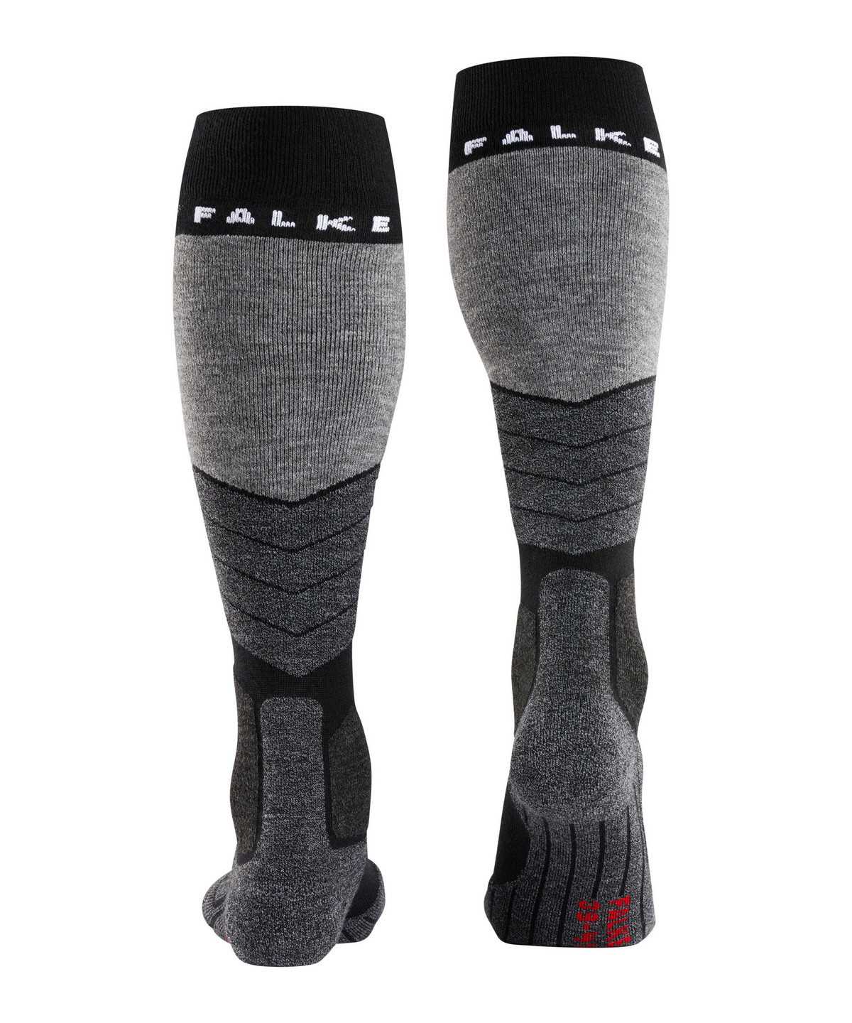 Skarpetki Falke SK2 Intermediate Skiing Knee-high Socks Męskie Czarne | QDGRHO-270