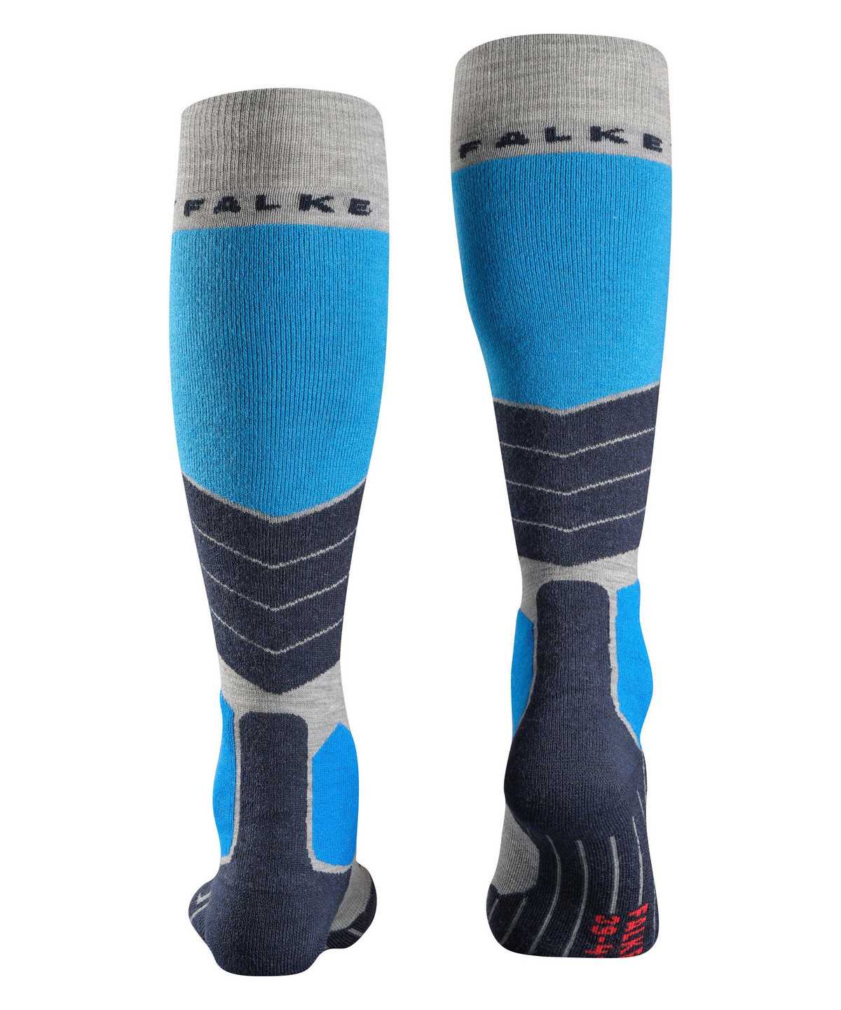 Skarpetki Falke SK2 Intermediate Skiing Knee-high Socks Męskie Szare | XJQBOK-632