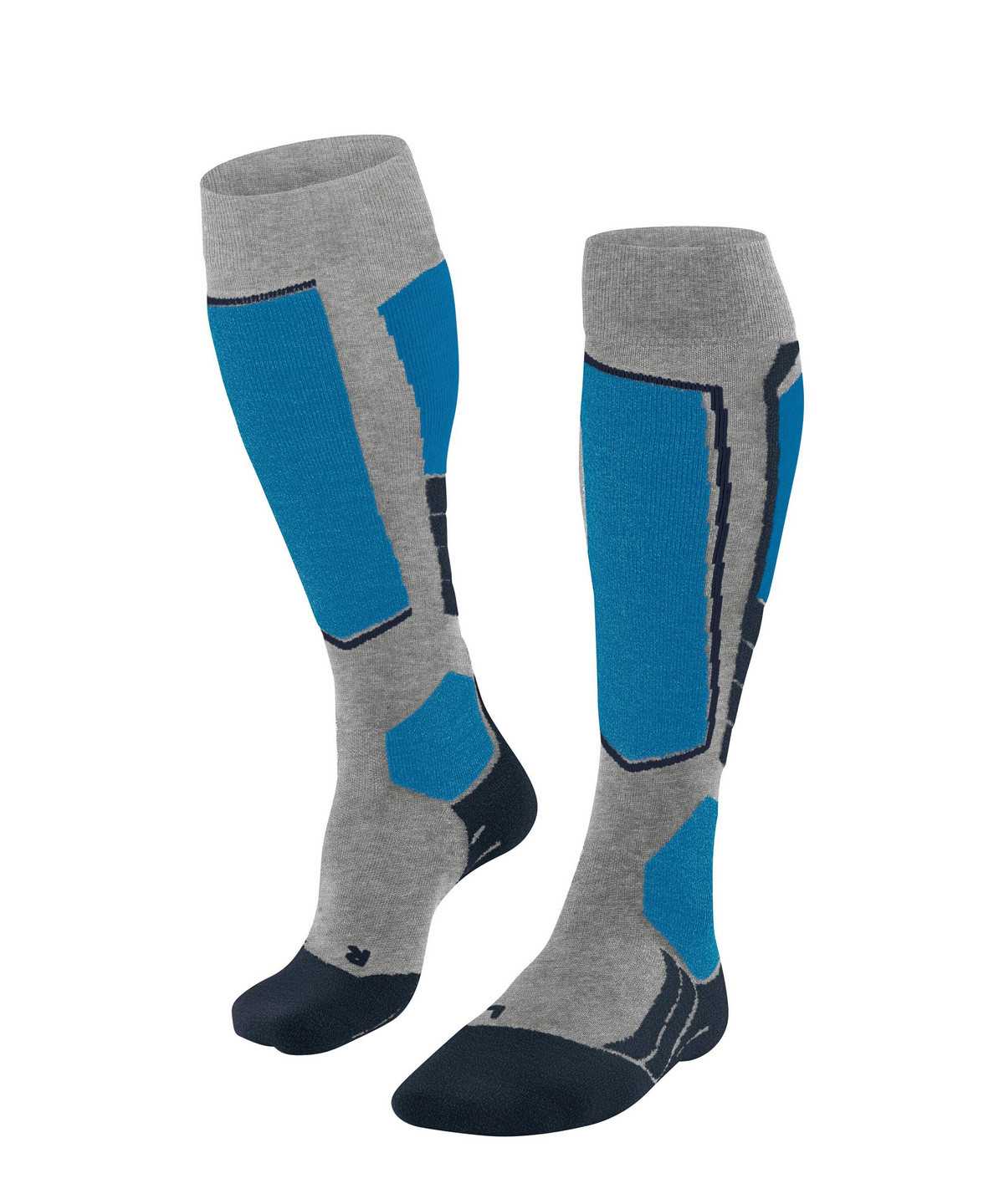 Skarpetki Falke SK2 Intermediate Vegan Skiing Knee-high Socks Męskie Szare | RHIGOS-820