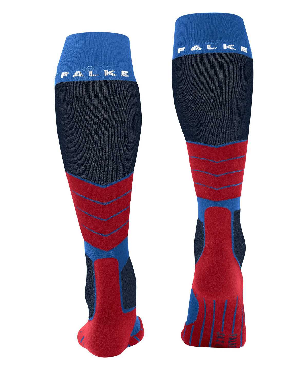 Skarpetki Falke SK2 Intermediate Vegan Skiing Knee-high Socks Męskie Niebieskie | QIACJU-841