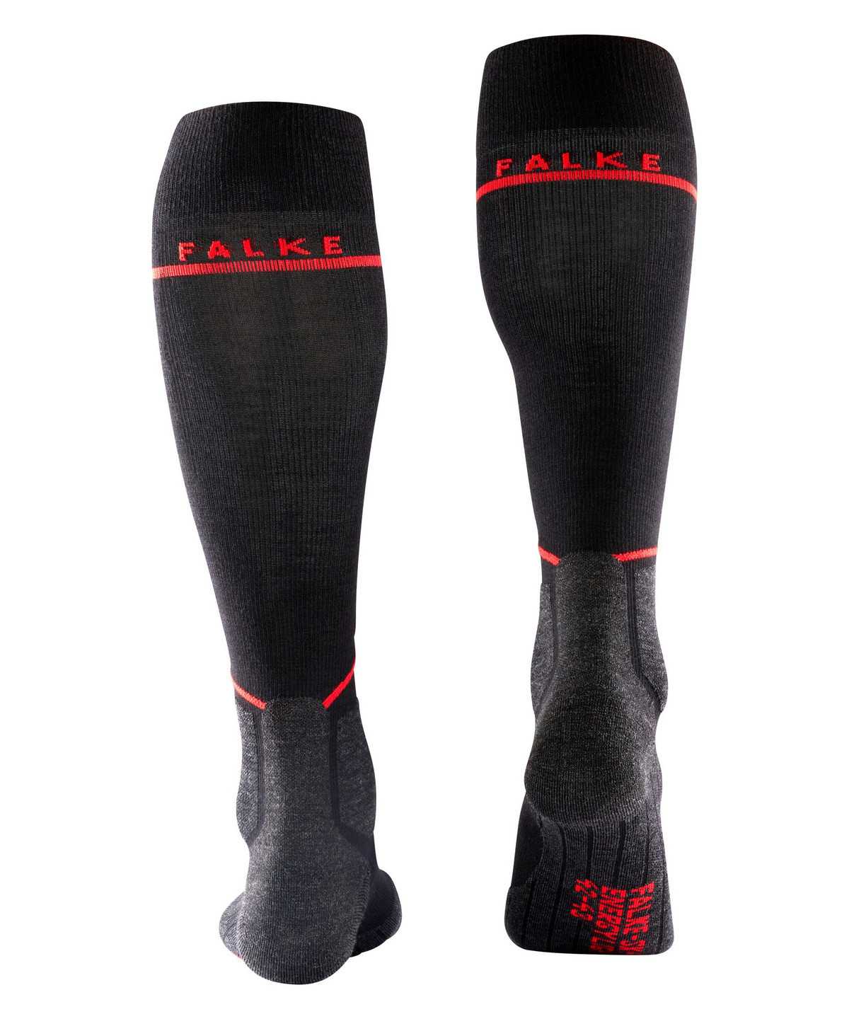 Skarpetki Falke SK4 Advanced Compression Light Skiing Knee-high Socks Męskie Czarne | GJHRFM-386