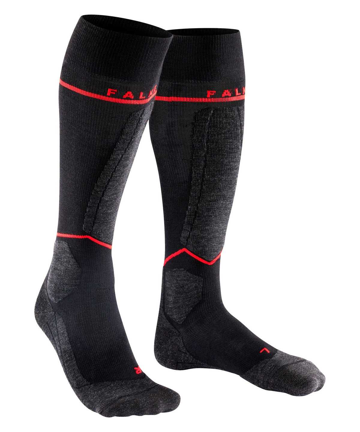 Skarpetki Falke SK4 Advanced Compression Light Skiing Knee-high Socks Męskie Czarne | GJHRFM-386