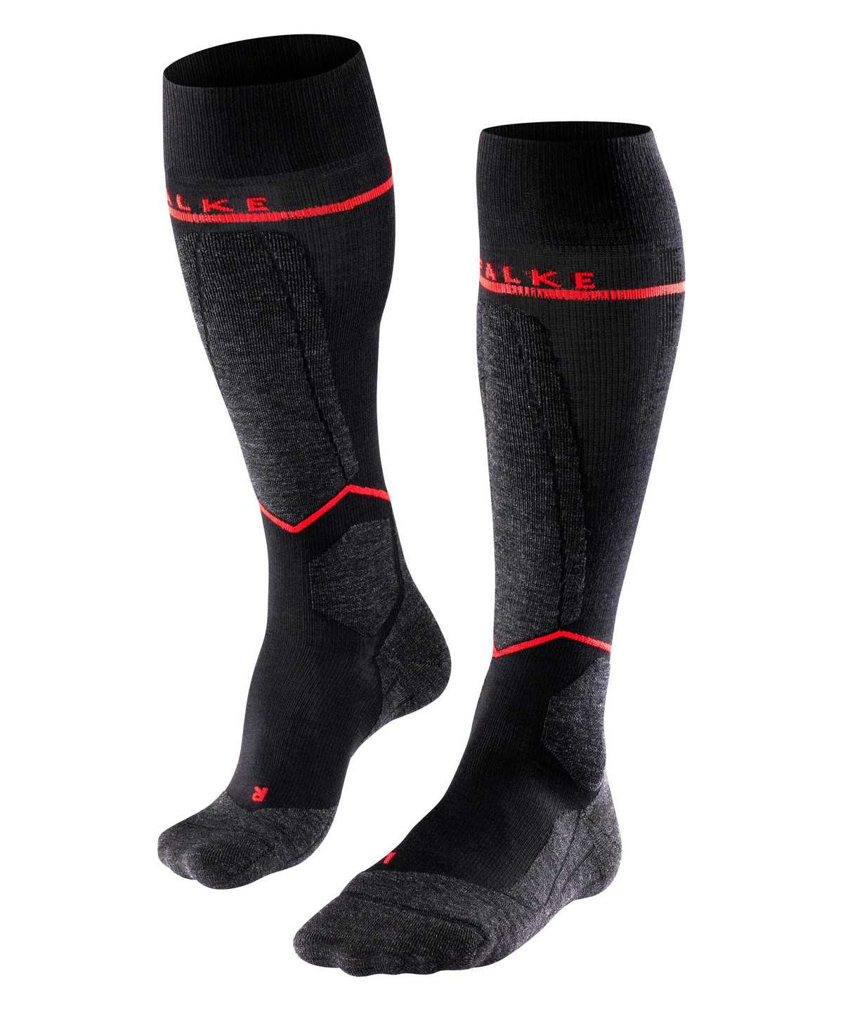 Skarpetki Falke SK4 Advanced Compression Light Skiing Knee-high Socks Męskie Czarne | GJHRFM-386