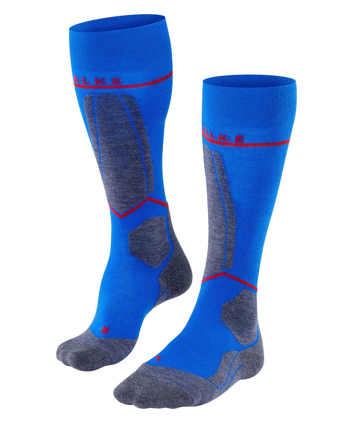 Skarpetki Falke SK4 Advanced Compression Light Skiing Knee-high Socks Męskie Niebieskie | DJIRGB-472