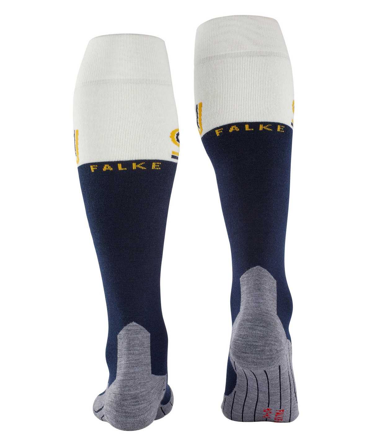 Skarpetki Falke SK4 Advanced Skiing Knee-high Socks Męskie Niebieskie | BCJOZS-862