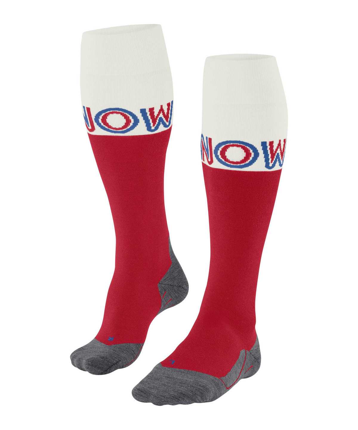 Skarpetki Falke SK4 Advanced Skiing Knee-high Socks Męskie Czerwone | HWVCIS-097