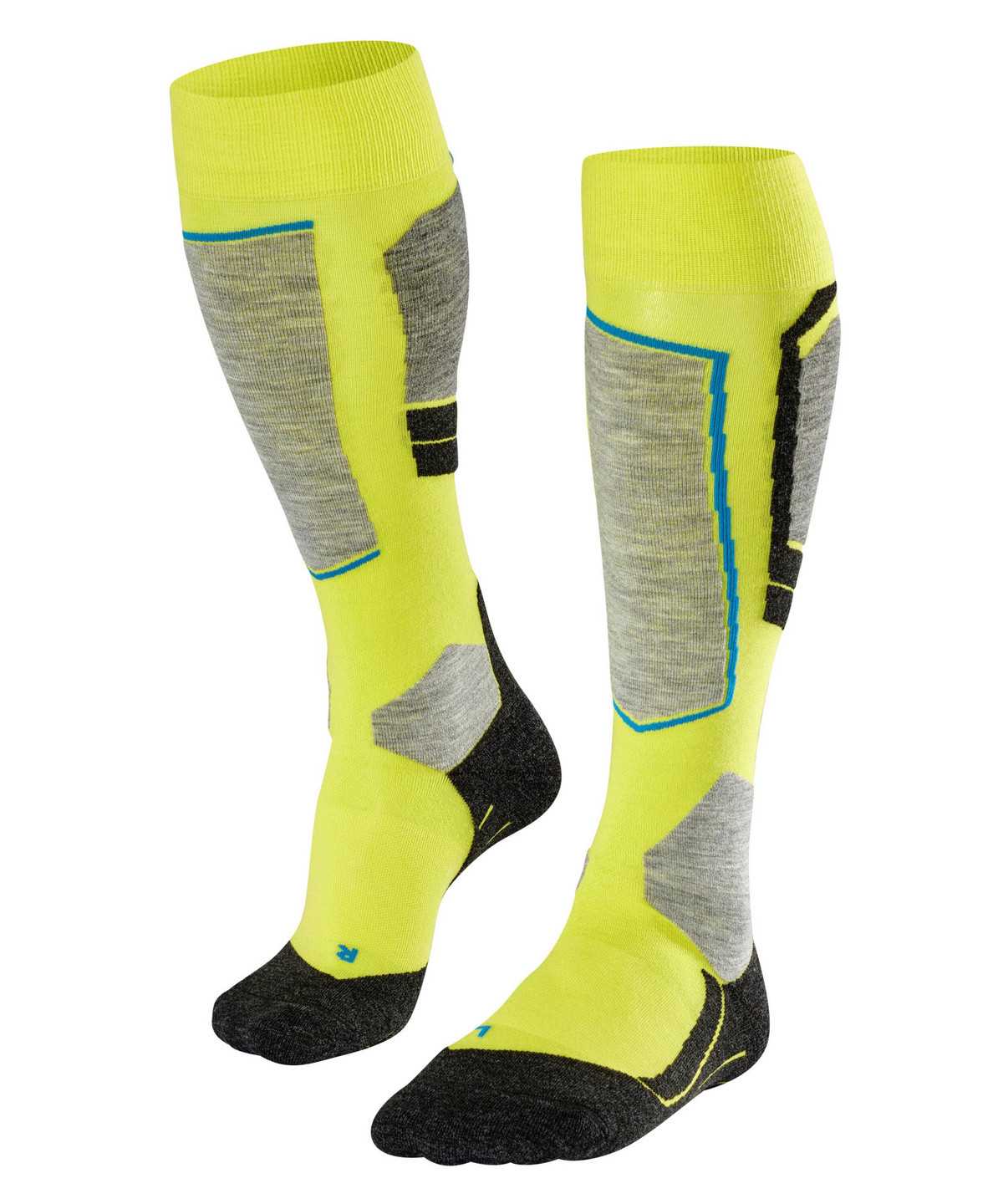 Skarpetki Falke SK4 Advanced Skiing Knee-high Socks Męskie Żółte | XENMGU-579