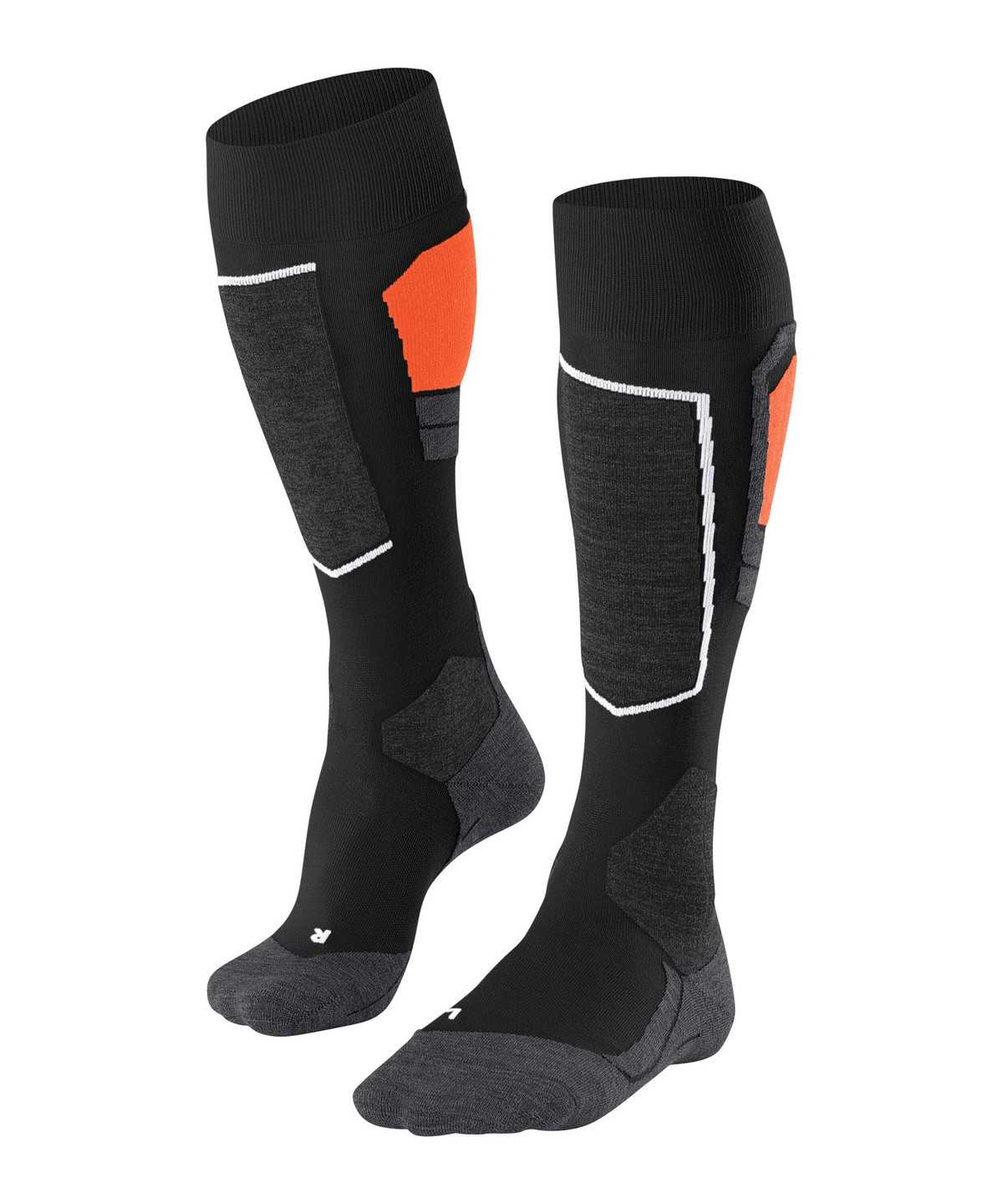 Skarpetki Falke SK4 Advanced Skiing Knee-high Socks Męskie Czarne | HNMQEX-285