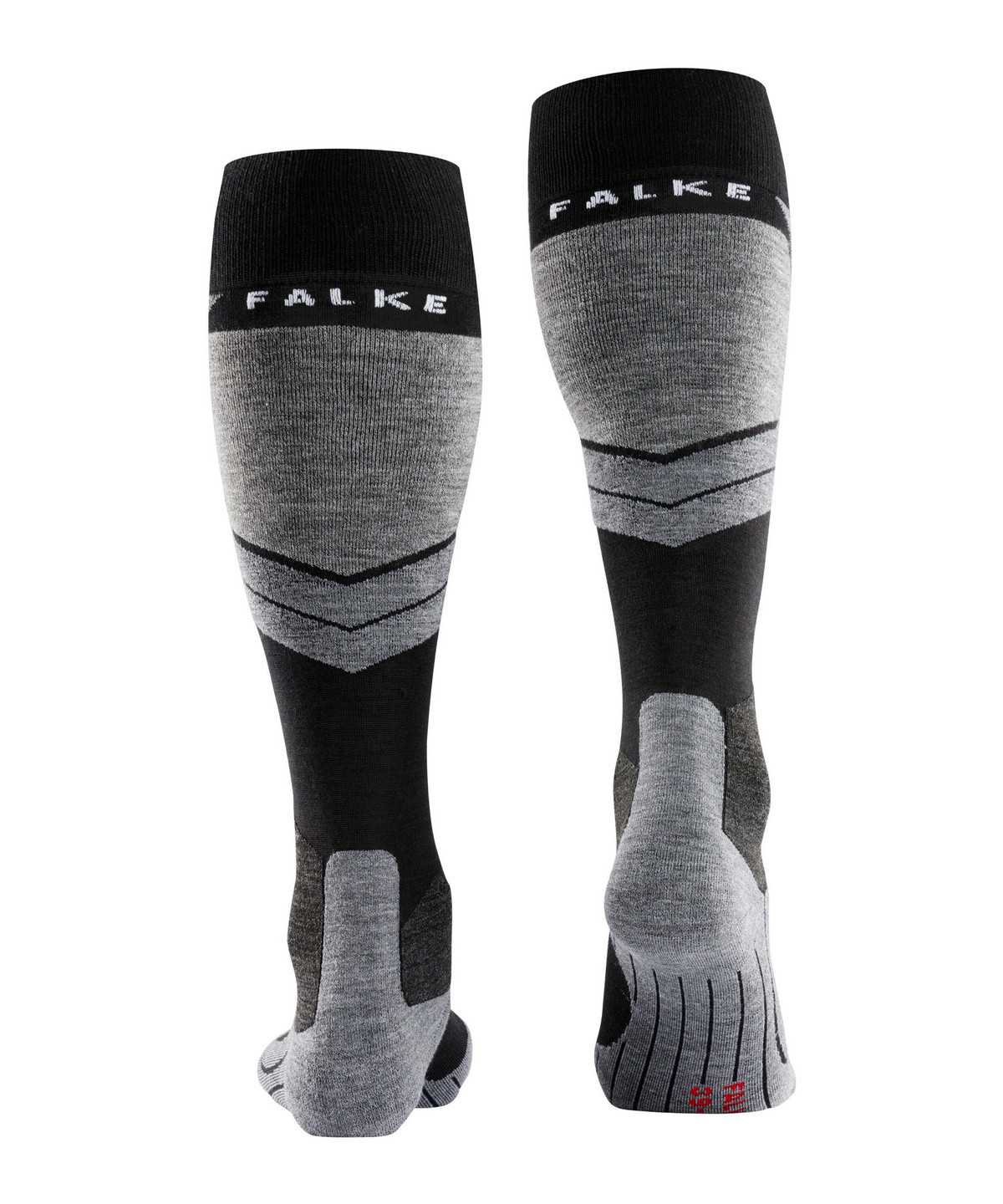 Skarpetki Falke SK4 Advanced Skiing Knee-high Socks Męskie Czarne | GBNTPK-826