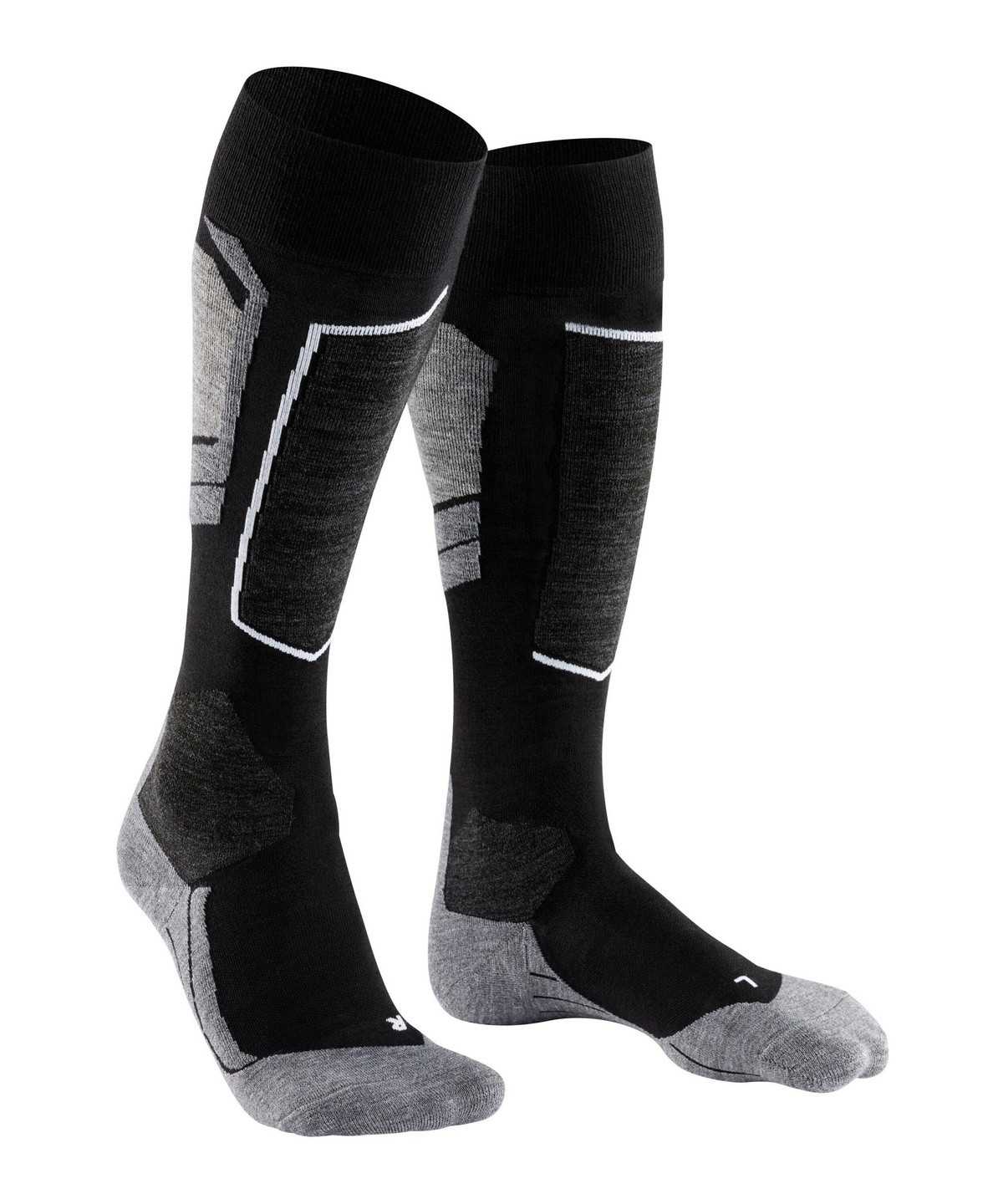 Skarpetki Falke SK4 Advanced Skiing Knee-high Socks Męskie Czarne | GBNTPK-826