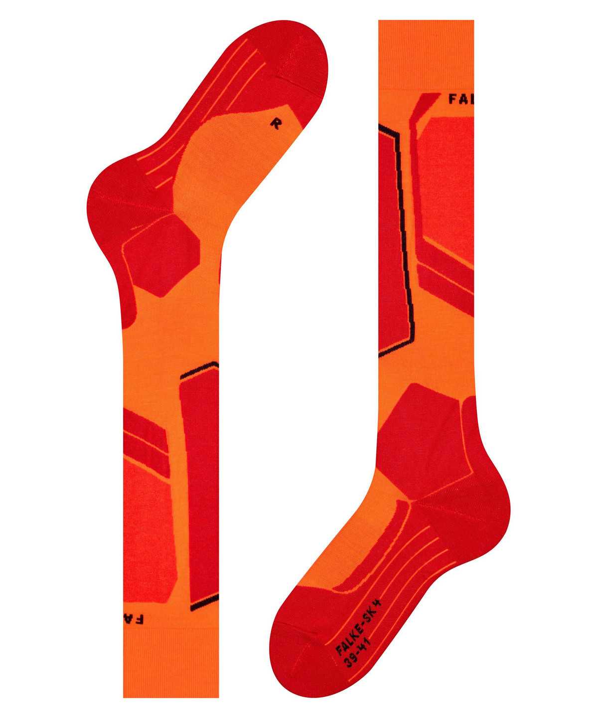 Skarpetki Falke SK4 Advanced Skiing Knee-high Socks Męskie Pomarańczowe | HKUICM-281