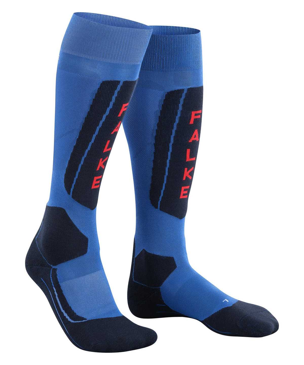 Skarpetki Falke SK5 Expert Skiing Knee-high Socks Męskie Niebieskie | RQCBSL-381