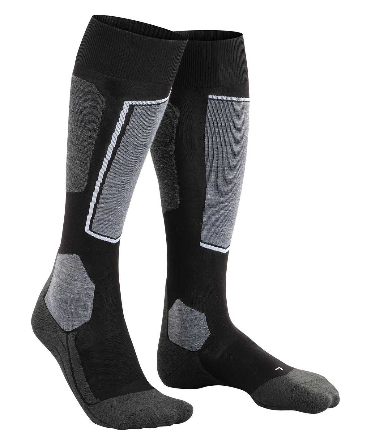 Skarpetki Falke SK6 Pro Skiing Knee-high Socks Męskie Czarne | RXPHCN-173