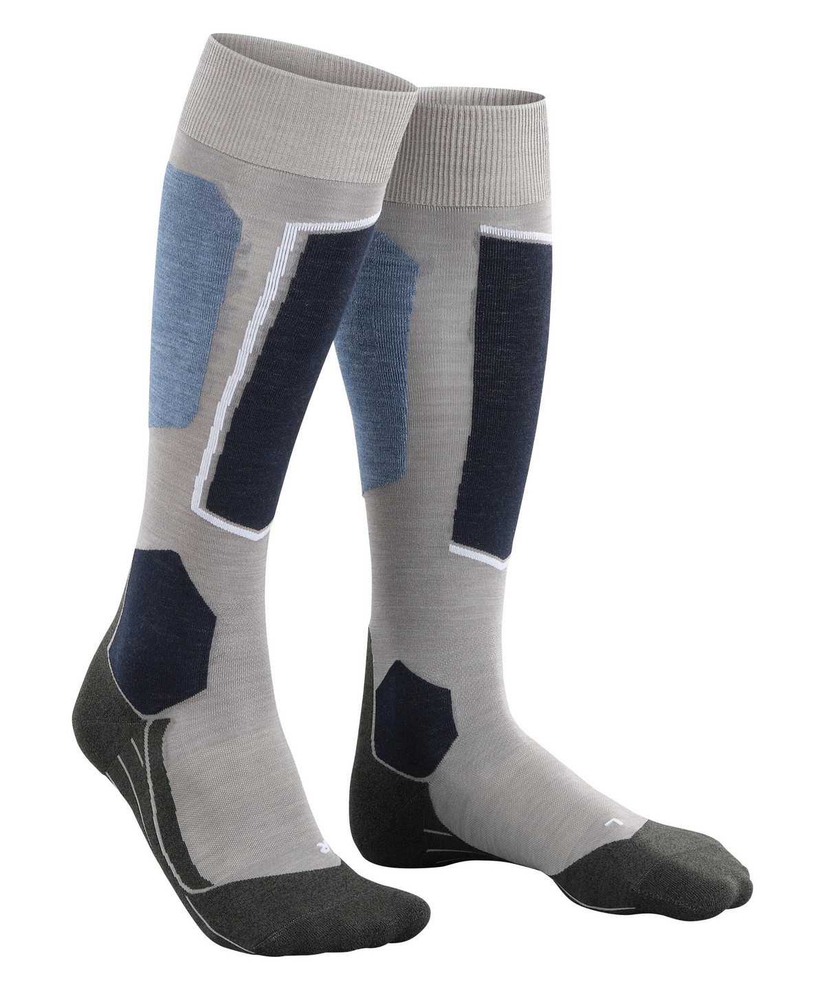 Skarpetki Falke SK6 Pro Skiing Knee-high Socks Męskie Szare | NSLXBV-012