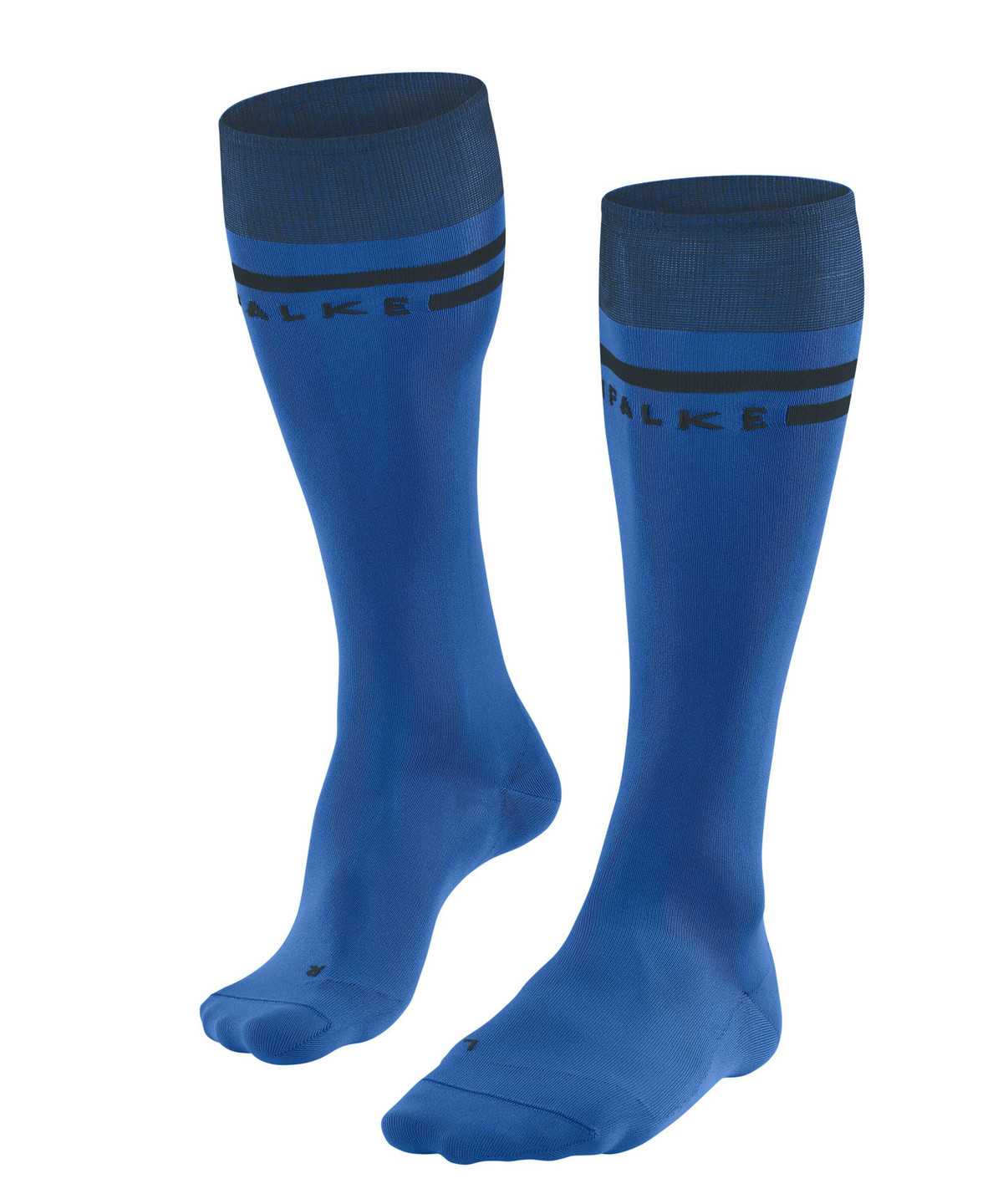 Skarpetki Falke SK7 Race Skiing Knee-high Socks Męskie Niebieskie | YLQMUD-903