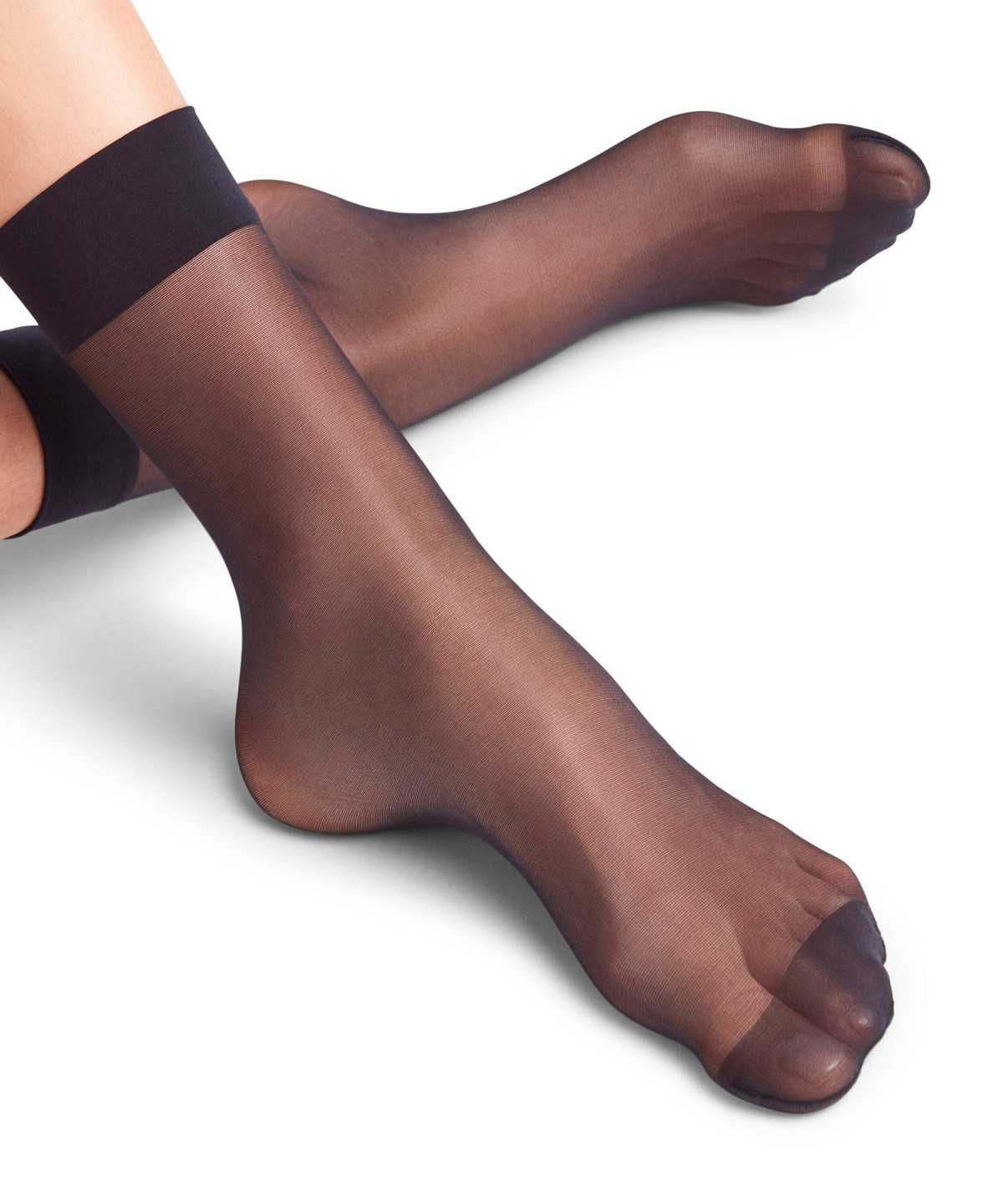 Skarpetki Falke Seidenglatt 15 DEN Ankle socks Damskie Niebieskie | JXHFSZ-506