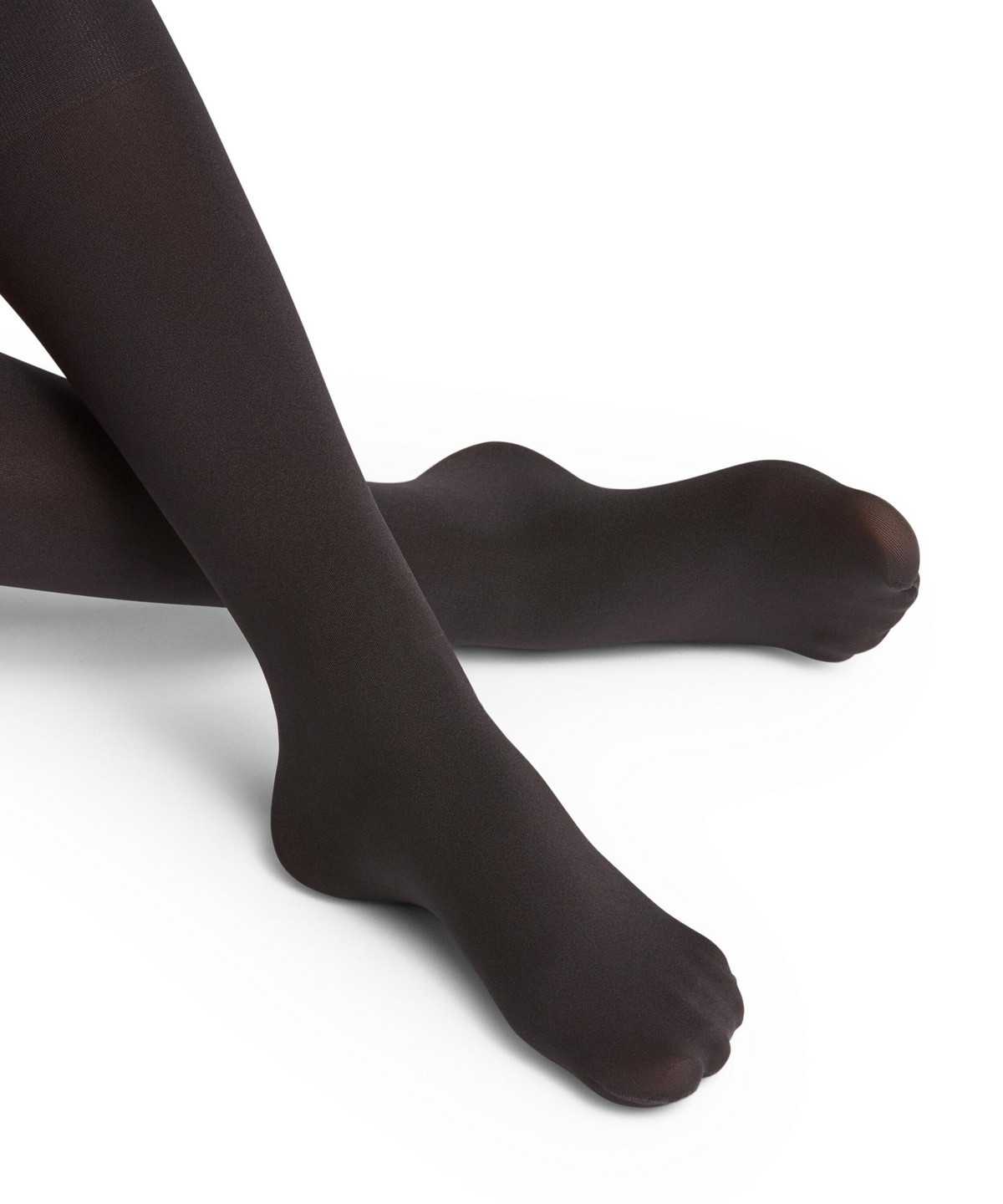 Skarpetki Falke Seidenglatt 40 DEN Knee-high Socks Damskie Czarne | QROFBS-687