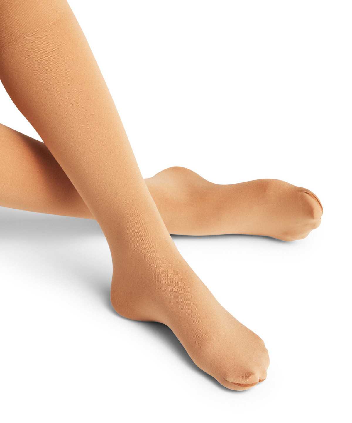 Skarpetki Falke Seidenglatt 40 DEN Knee-high Socks Damskie Beżowe | RFAUIZ-748