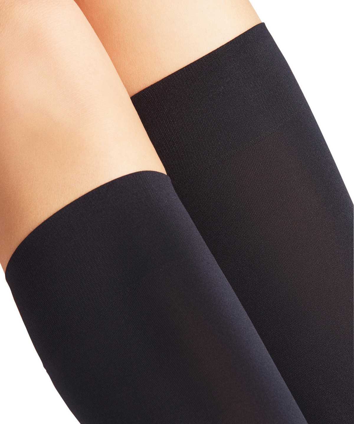 Skarpetki Falke Seidenglatt 40 DEN Knee-high Socks Damskie Niebieskie | PZMFBO-472