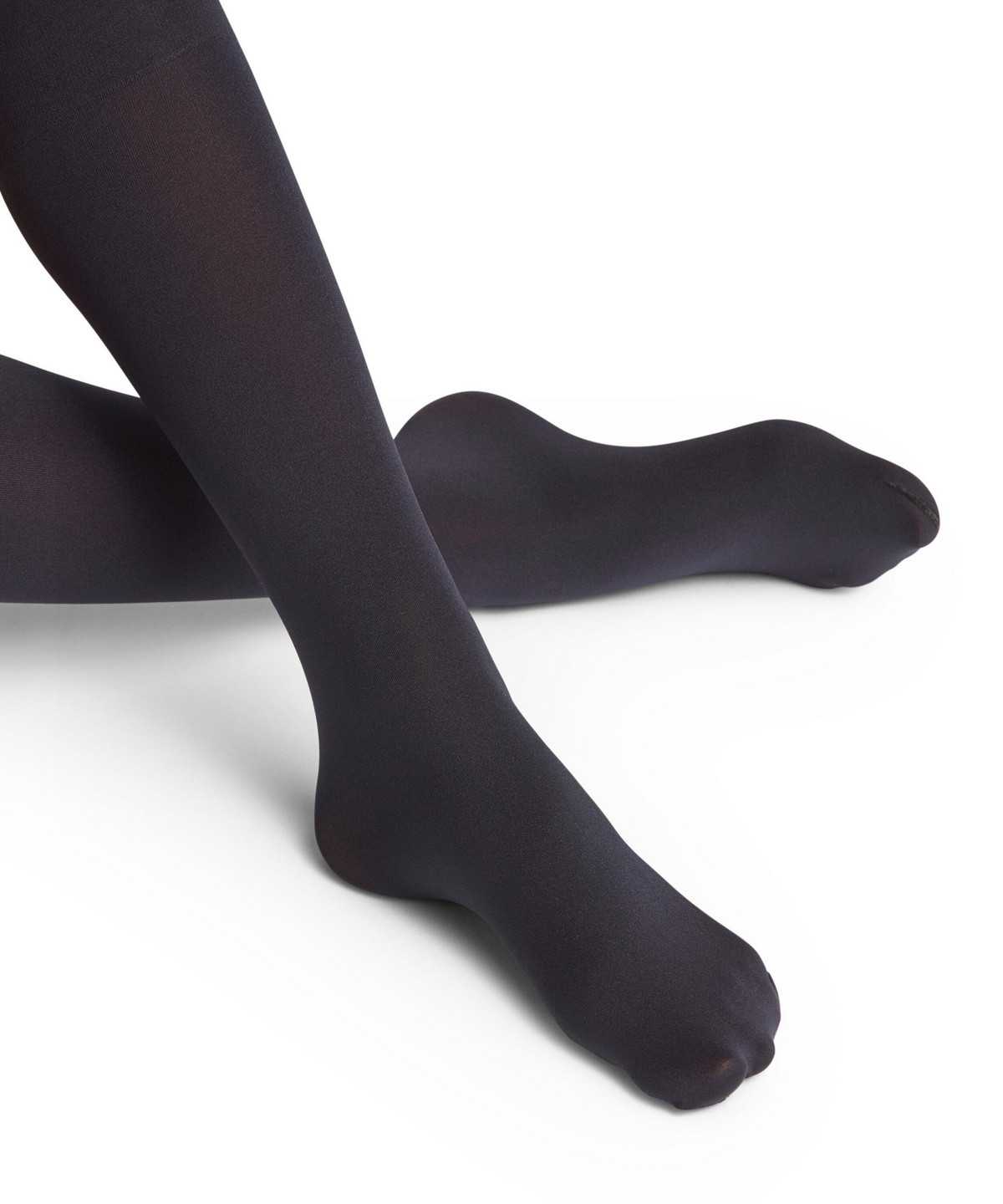 Skarpetki Falke Seidenglatt 40 DEN Knee-high Socks Damskie Niebieskie | PZMFBO-472