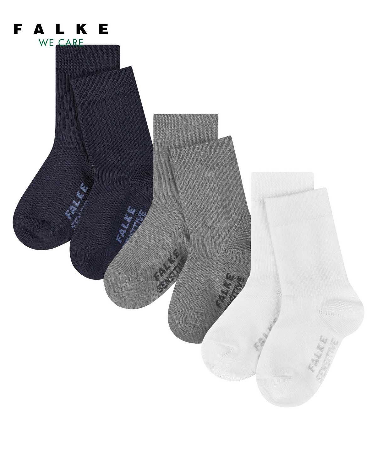 Skarpetki Falke Sensitive 3-Pack Socks Niemowlęce Multicolored | UBNCSQ-723